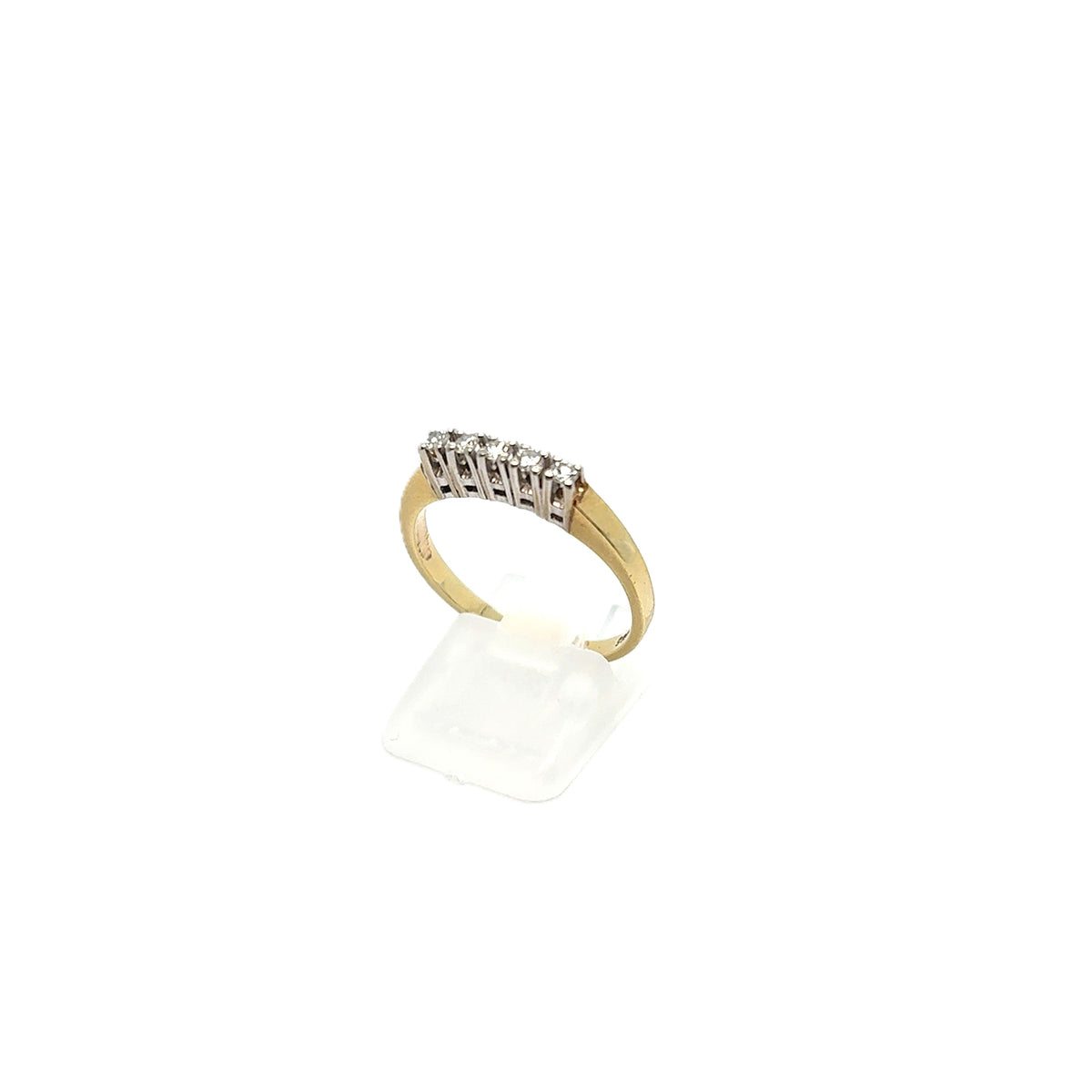 Ring Gelb Weiß Gold 585 Brillanten Damen Schmuck Geschenk