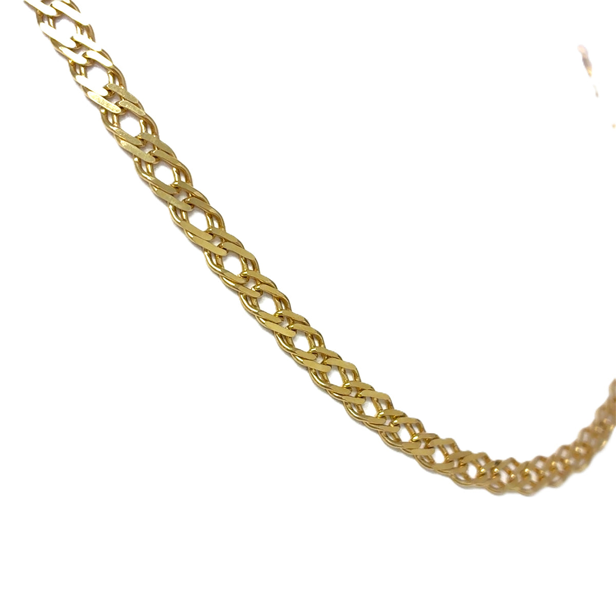 Unisex Panzer Kette Gelb Gold 333 / 8 kt42 cm