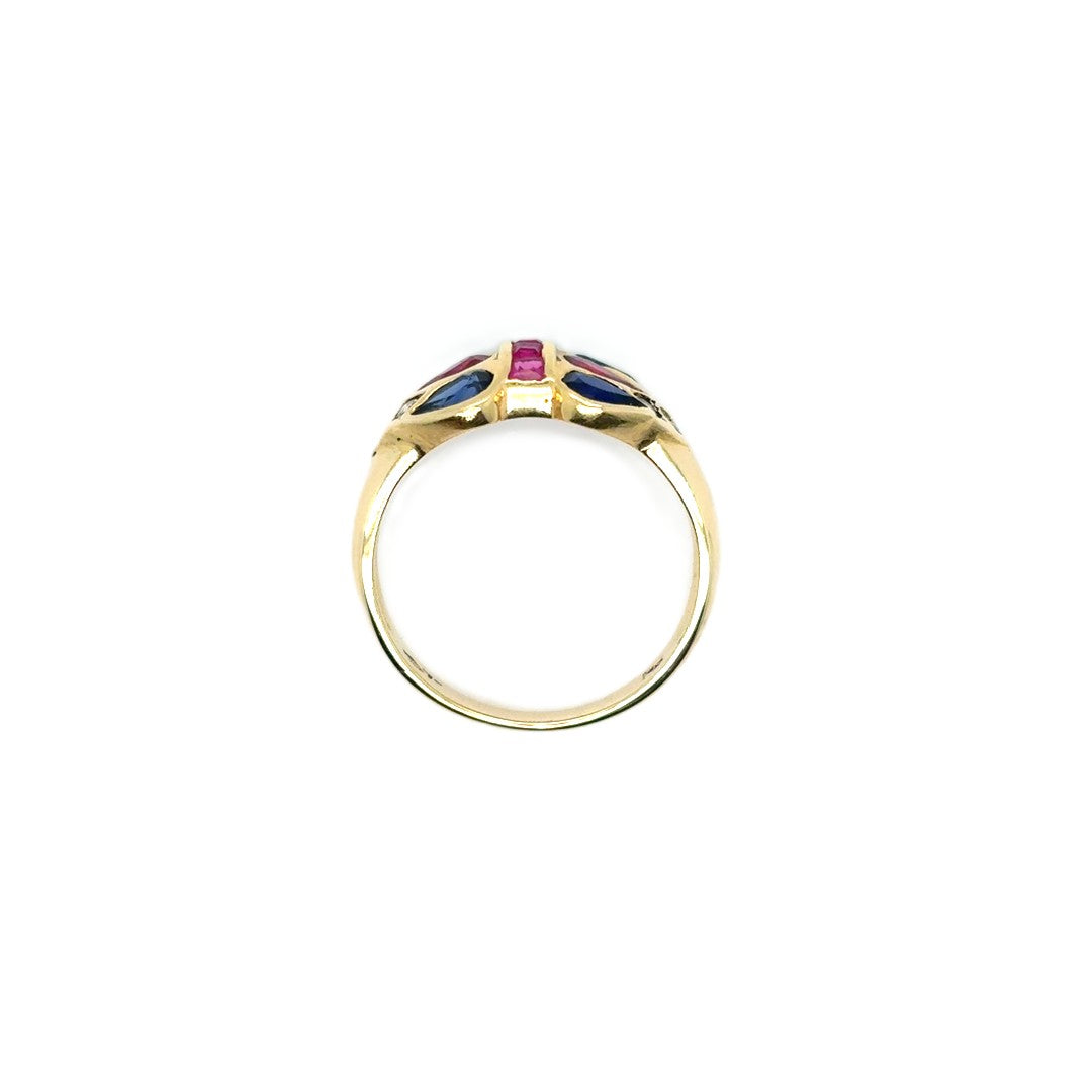 Ring Gelbgold Brillanten 750/18kt Gr.55