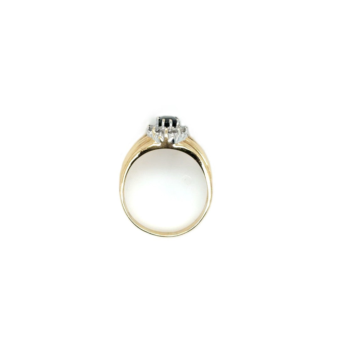 Ring Gelb-/Weißgold Brillanten 585/14kt Gr.56