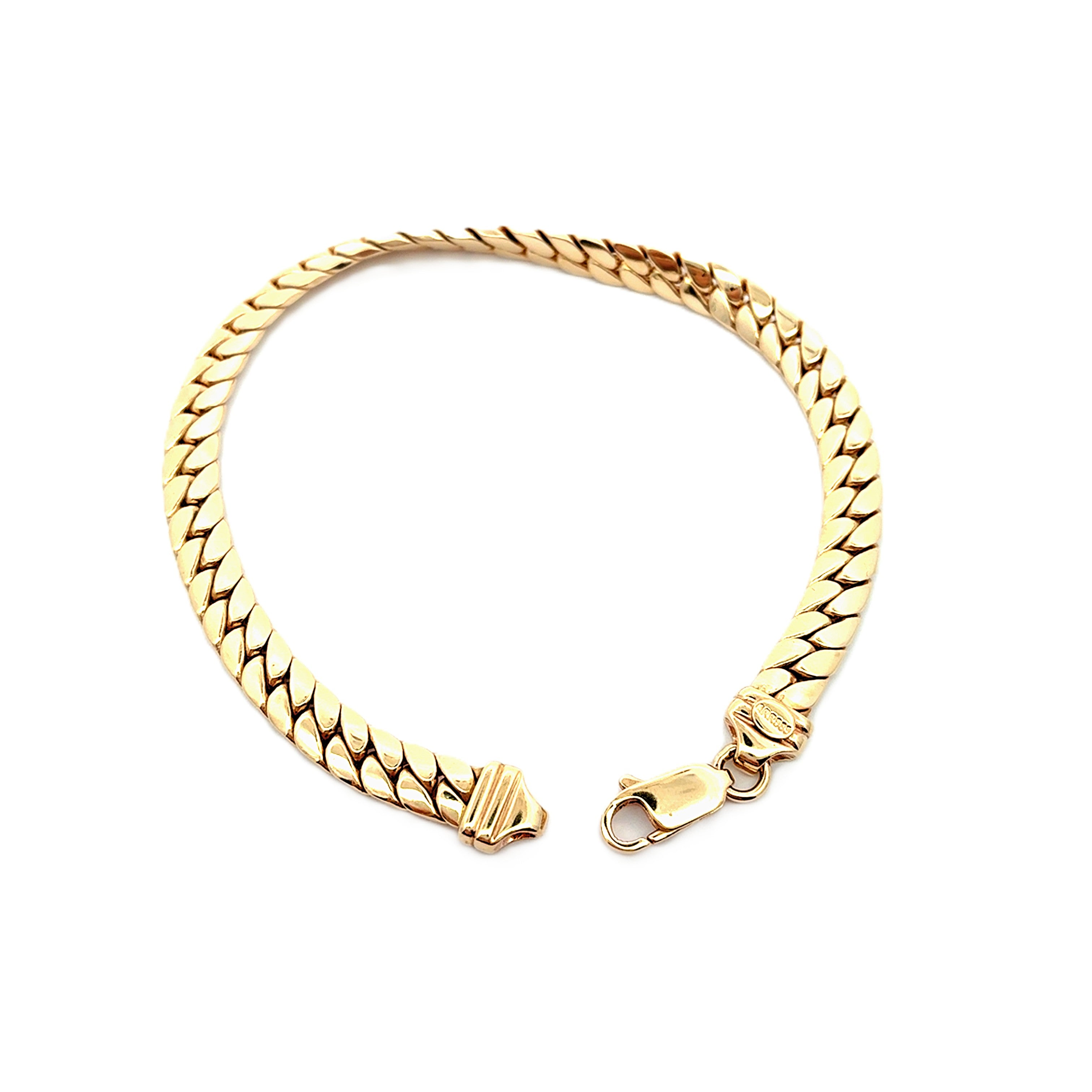 Unisex Armband Gelbgold 585/14kt ca.20,5cm