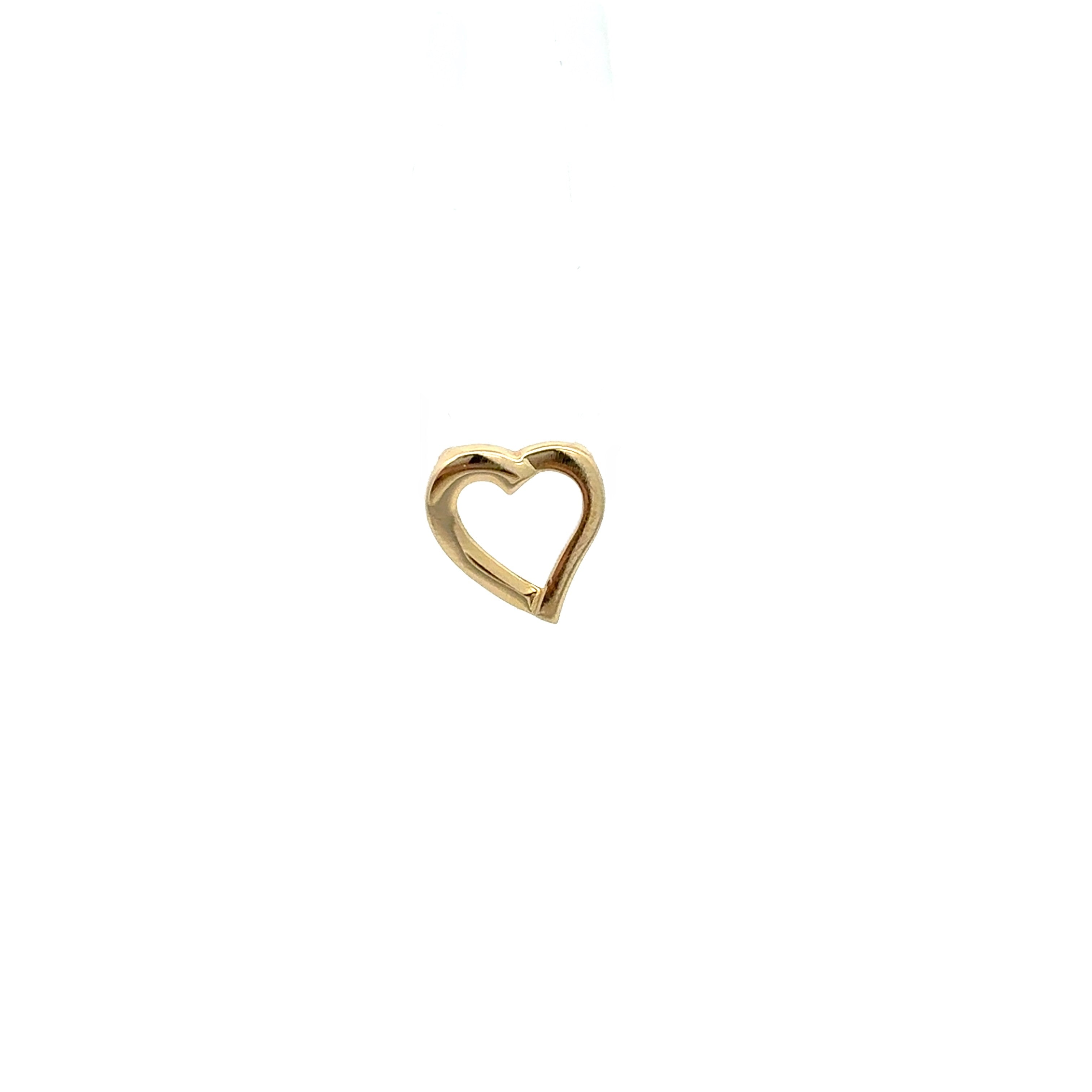 Anhänger Herz Gelb Gold 585 14 kt Schmuck 234534
