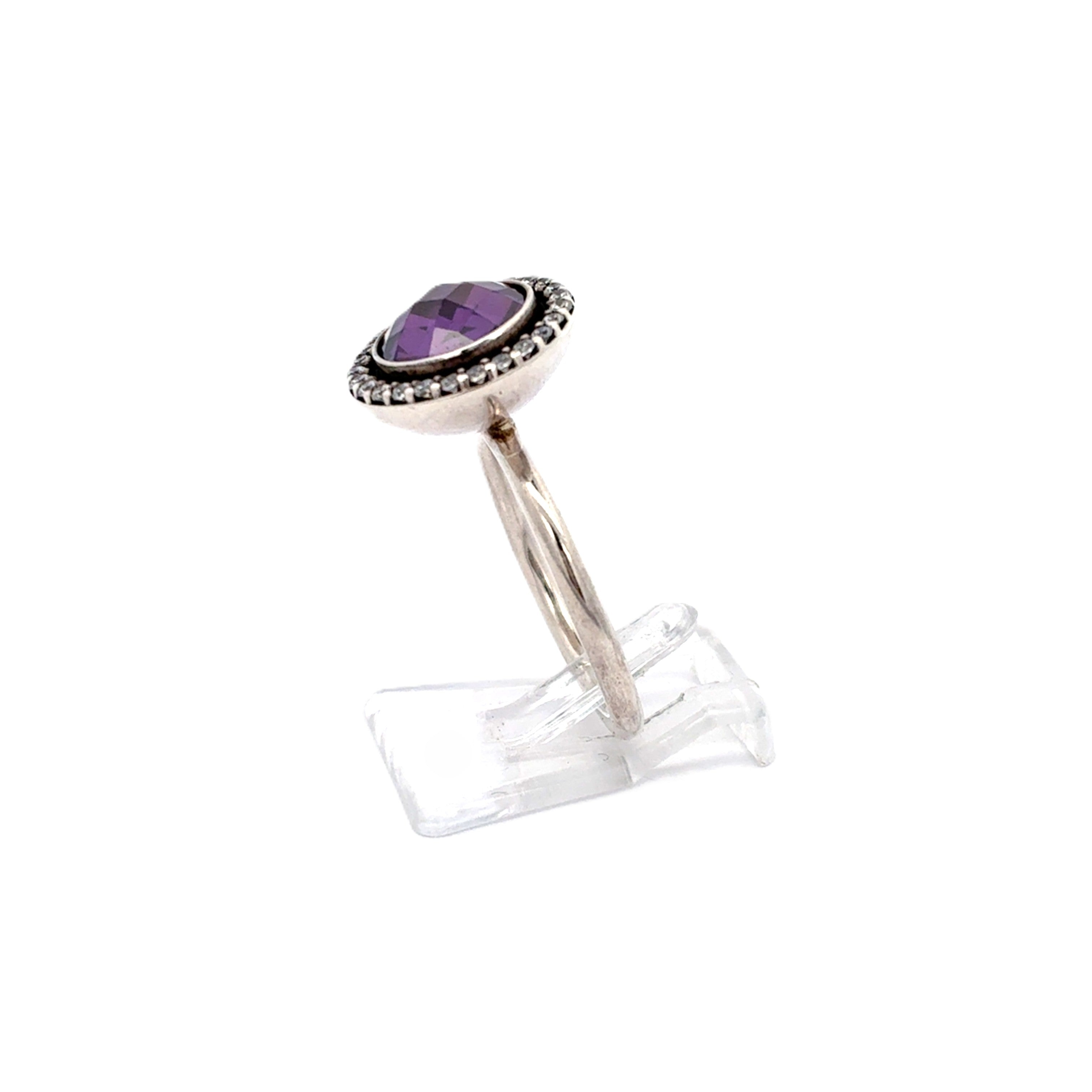 Pandora Silber 925 Schmuckstein Lila Damen Schmuck *56* 237624