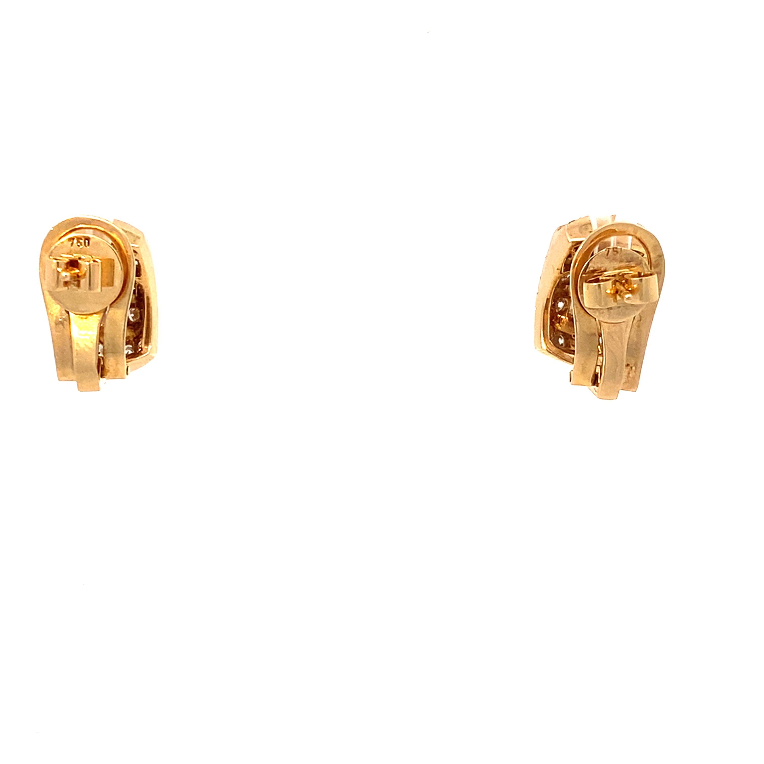 Damen Brillant Gelbgold Ohrringe 750 18kt Schmuck ca. 2,02ct