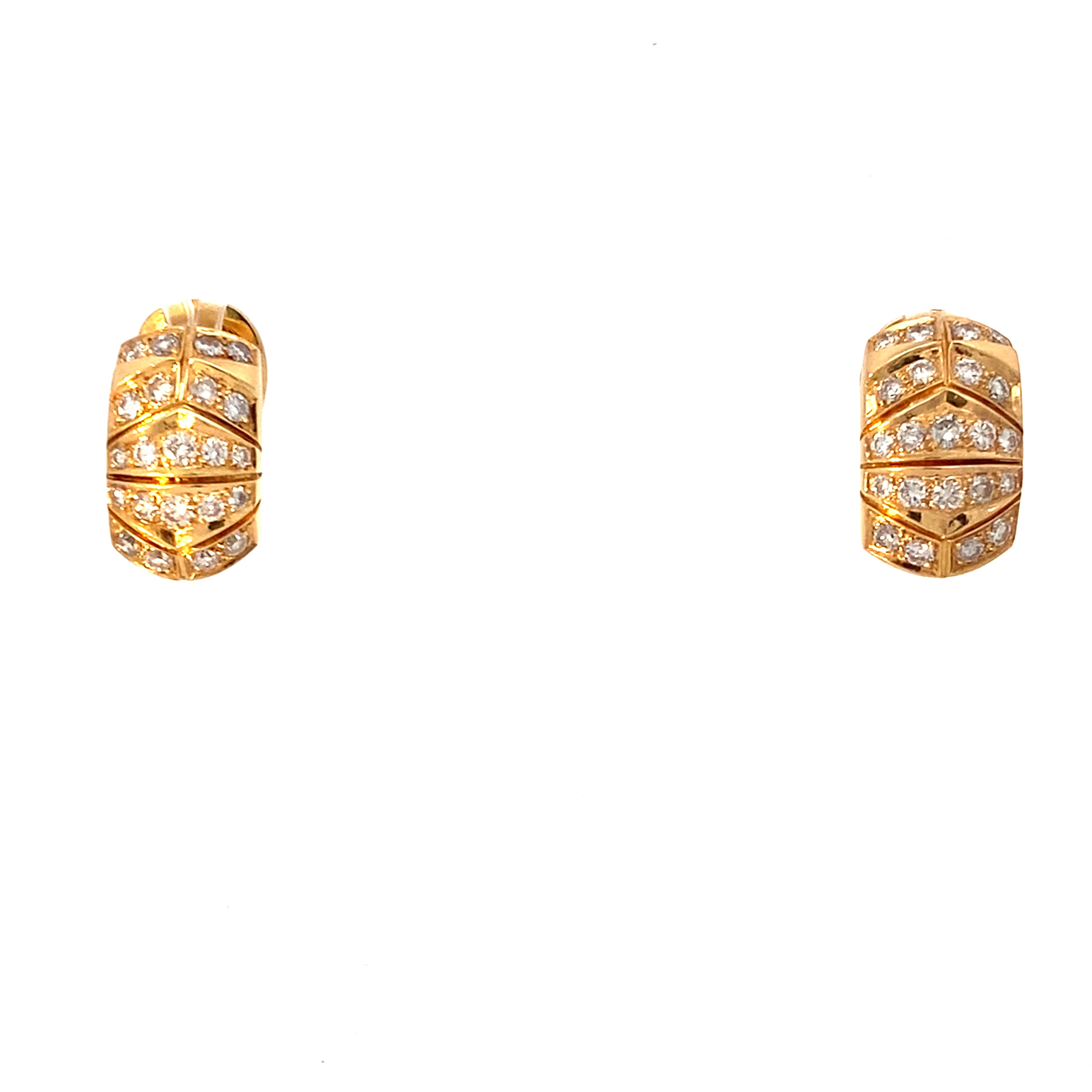Damen Brillant Gelbgold Ohrringe 750 18kt Schmuck ca. 2,02ct