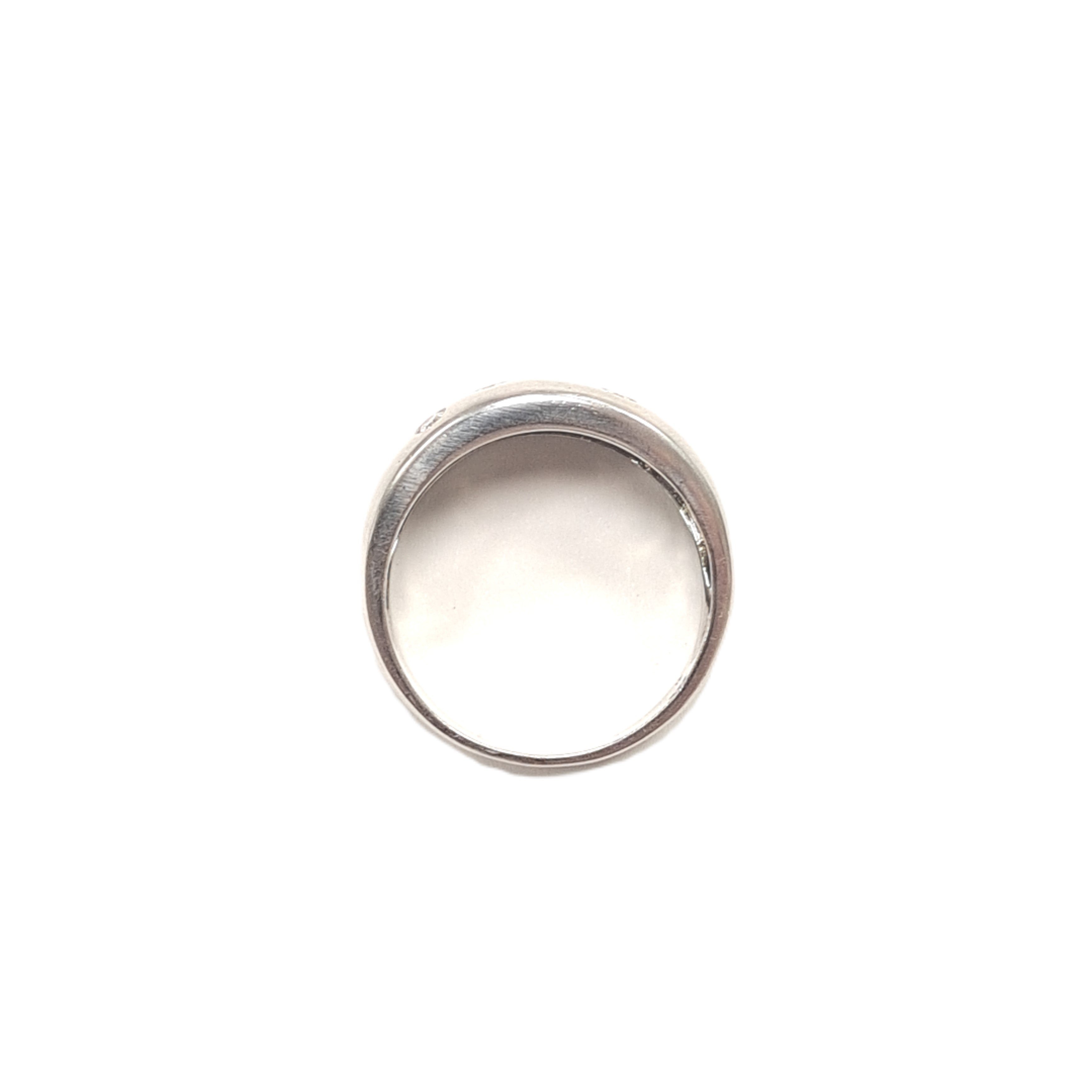 Ring Weißgold 585 9 Brillanten ca.0,18ct Gr.58