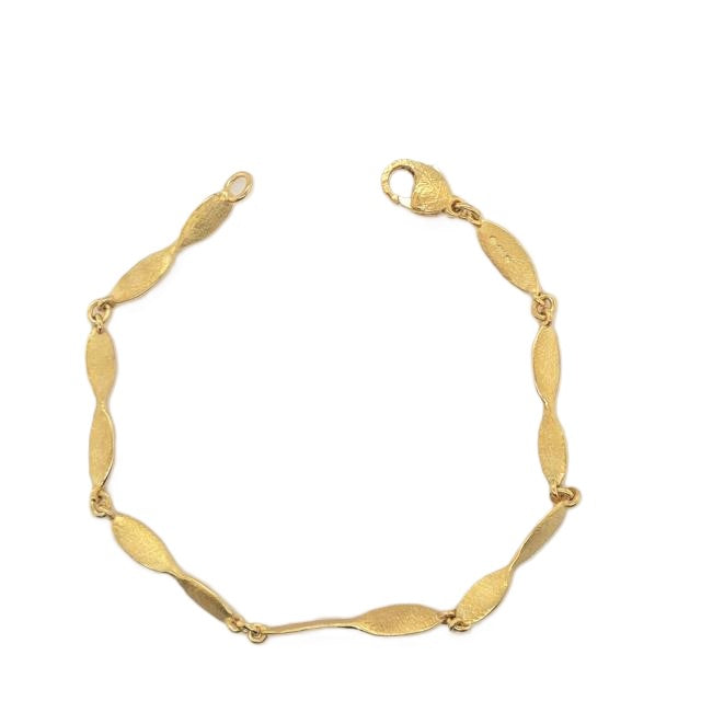 Armband Gelbgold 585/14kt ca.20cm lang Phantasiemuster