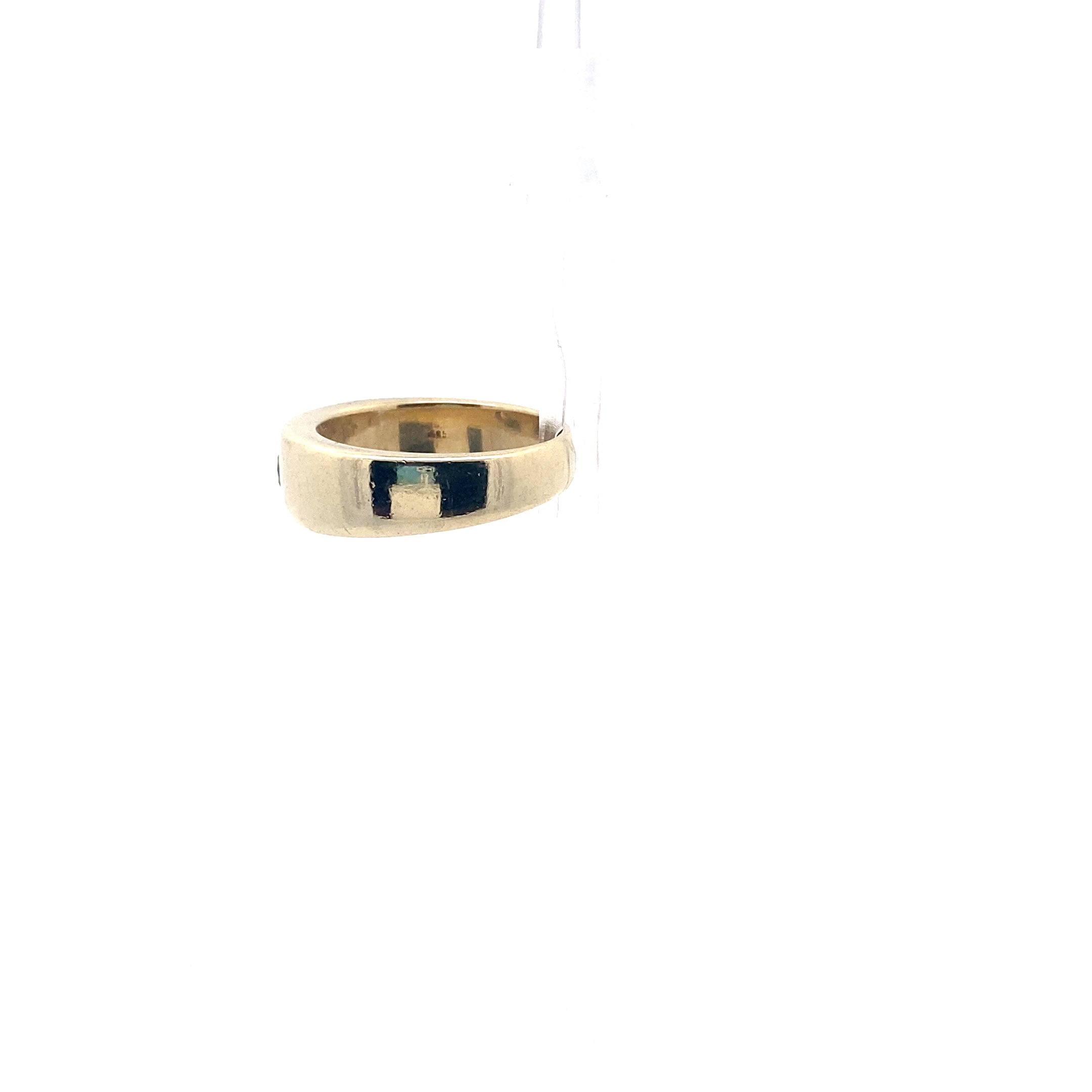 Brillantring Gelbgold 585 14 Karat mit 1 Brillant