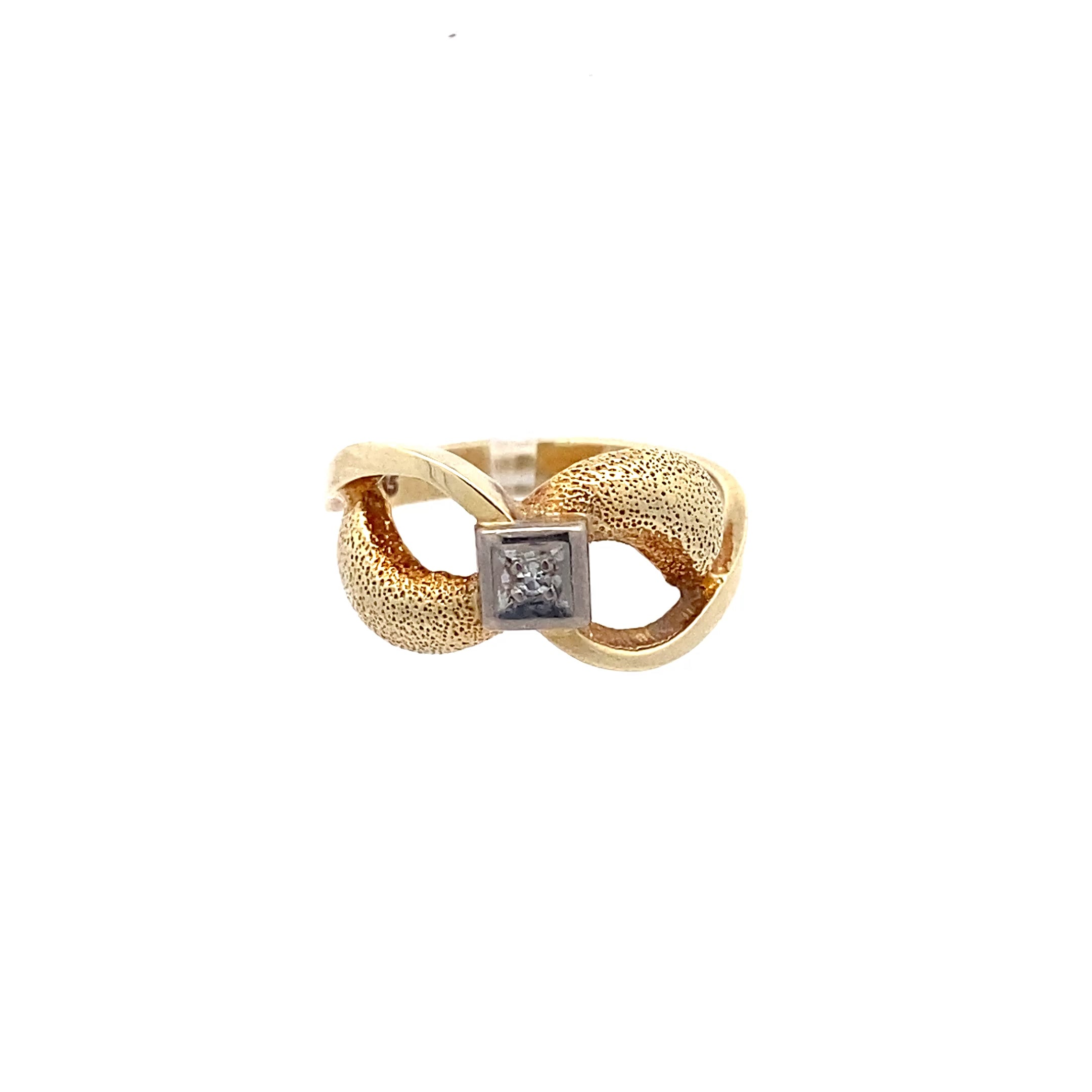 Brillanten Ring Gelb Gold 585 14 Karat