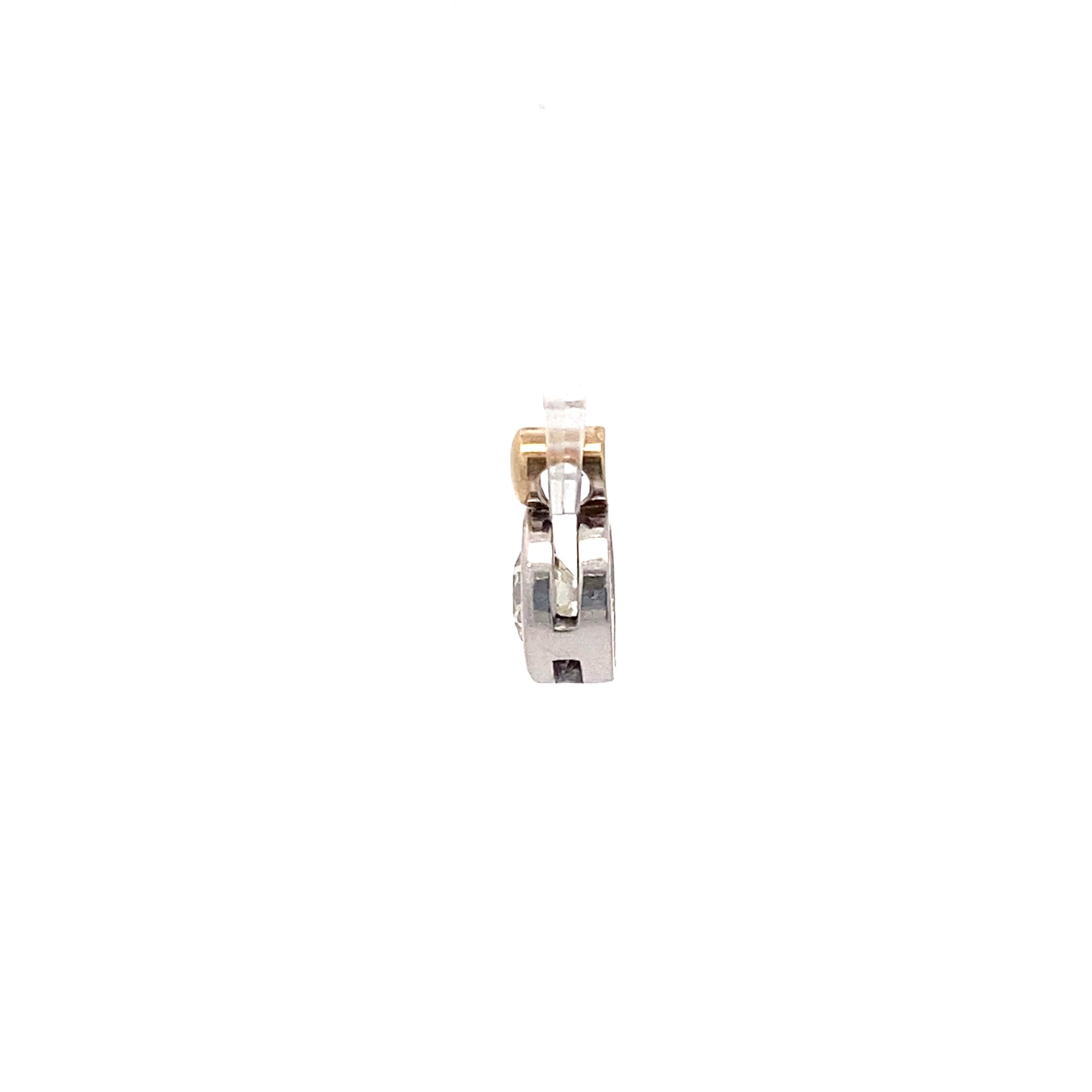 Brillant Gelbgold Weißgold 750 18 Karat Kettenanhänger