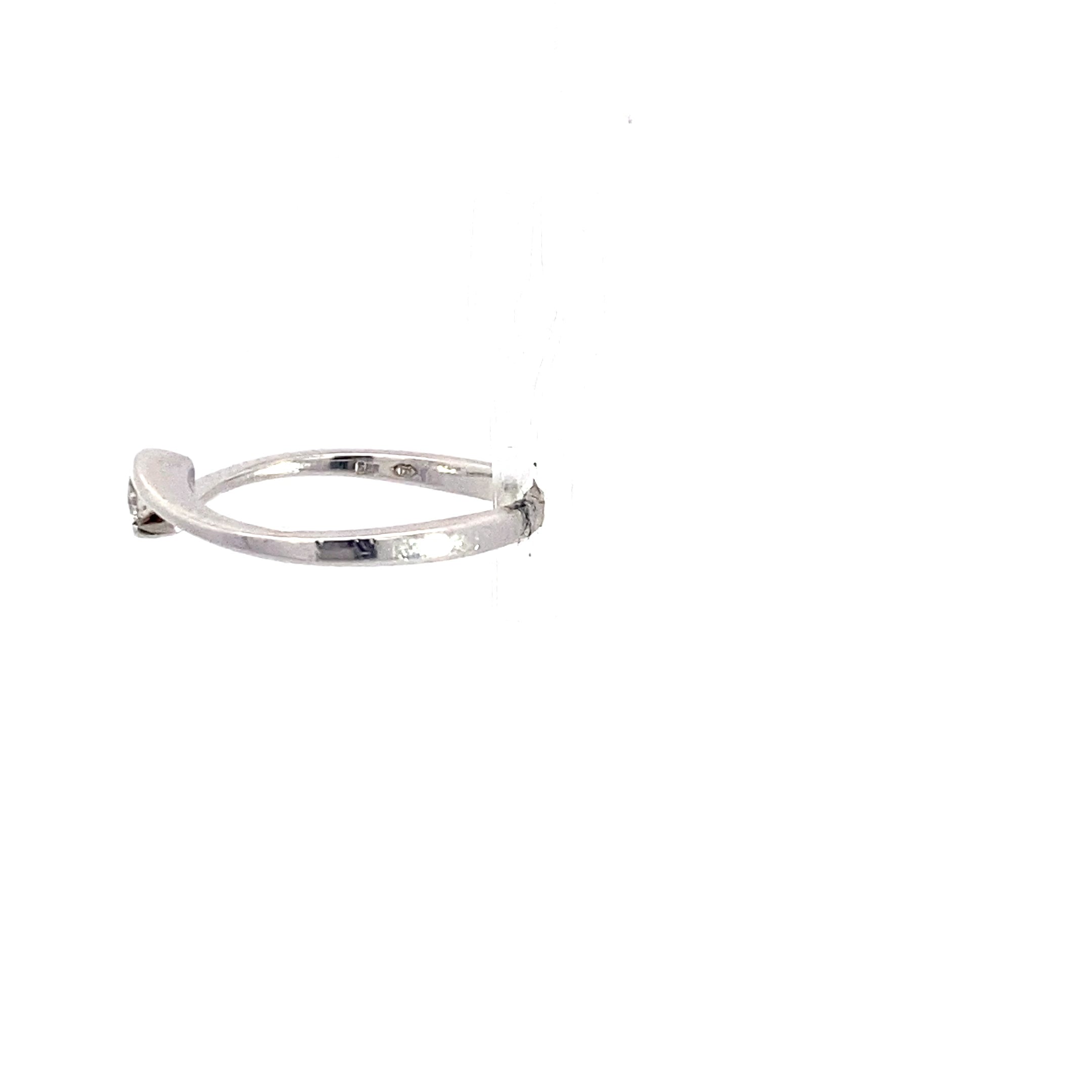 Brillant ca. 0,15ct Ring Weißgold 585 14 Karat