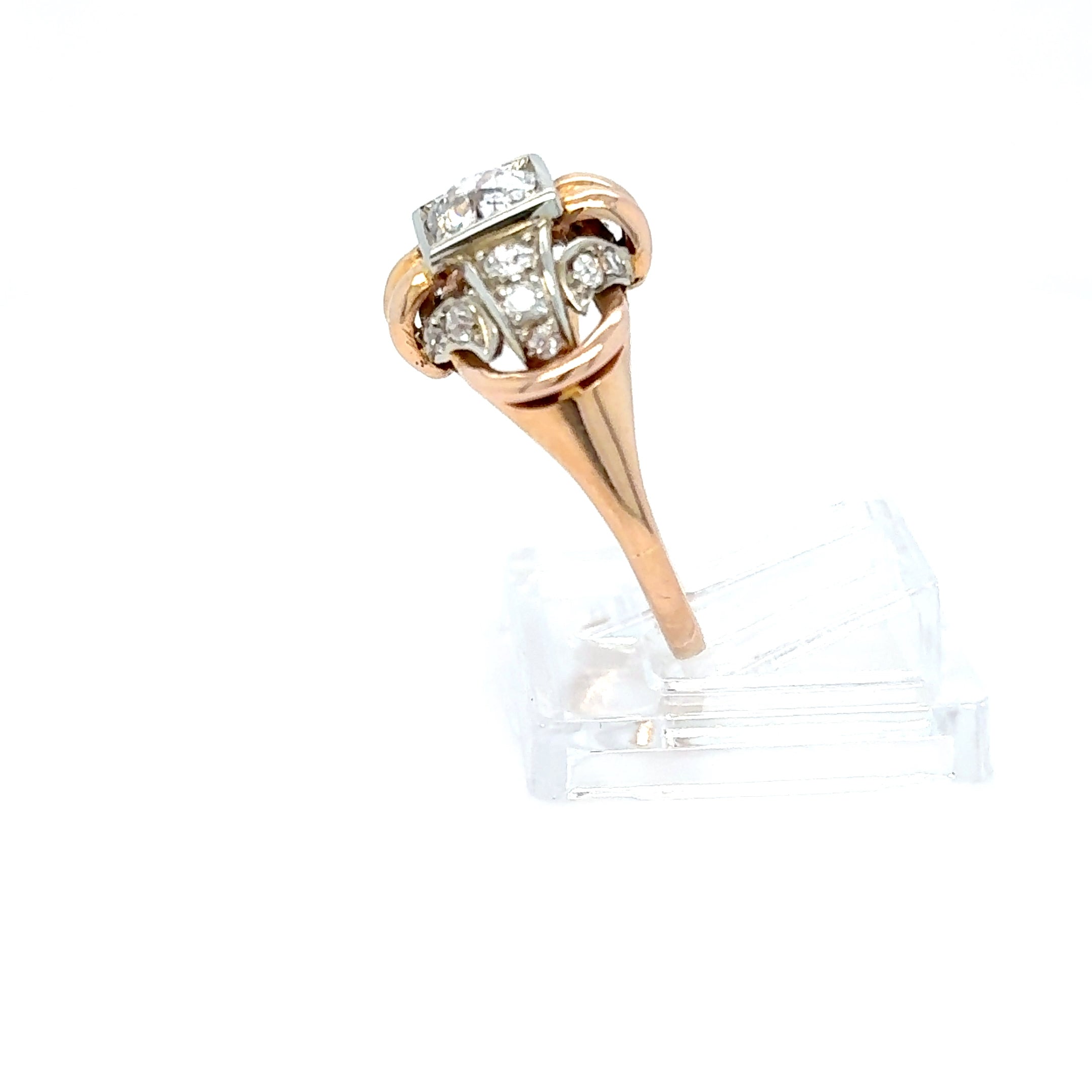 Diamantring ca. 0,60 ct Rosegold 750/18kt