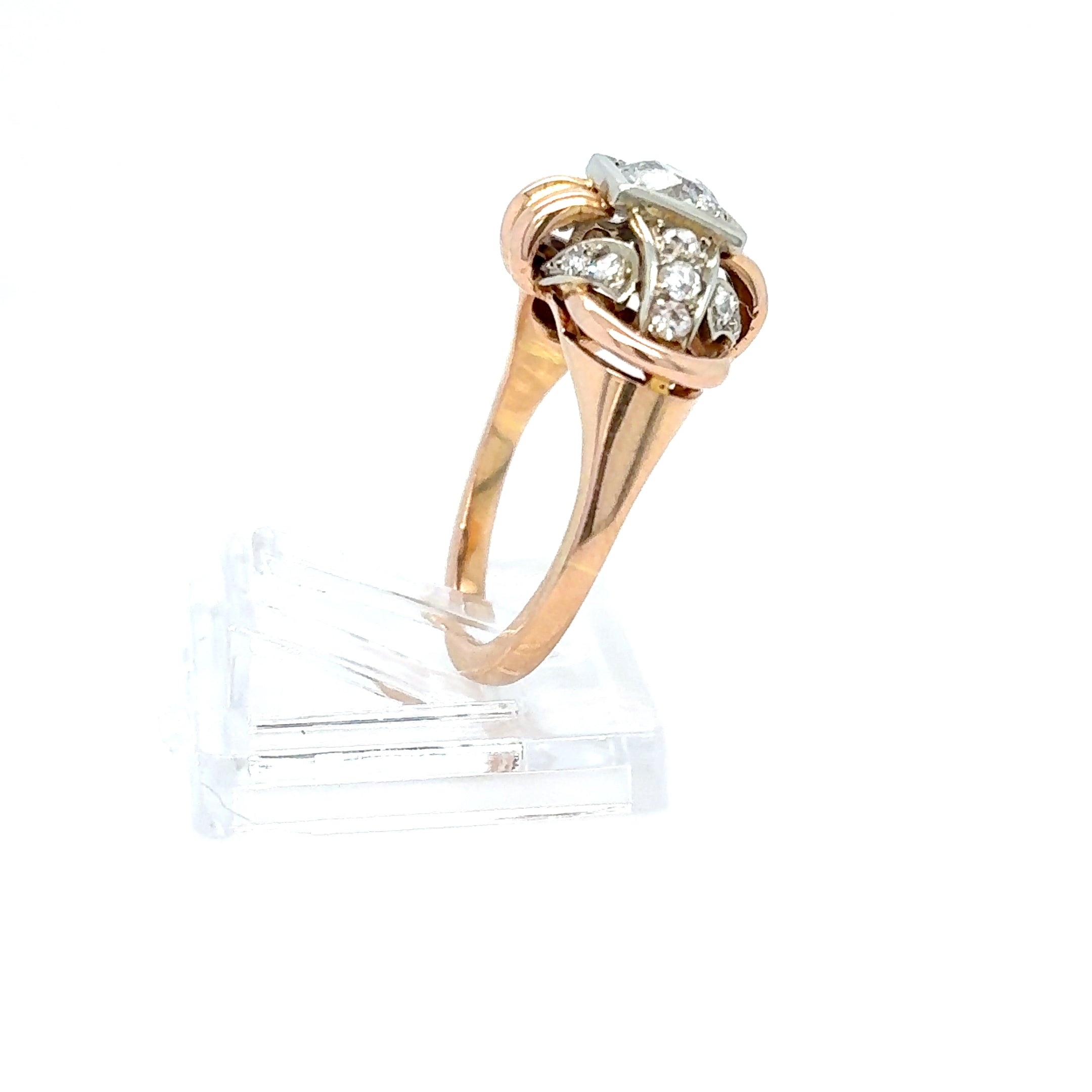 Diamantring ca. 0,60 ct Rosegold 750/18kt