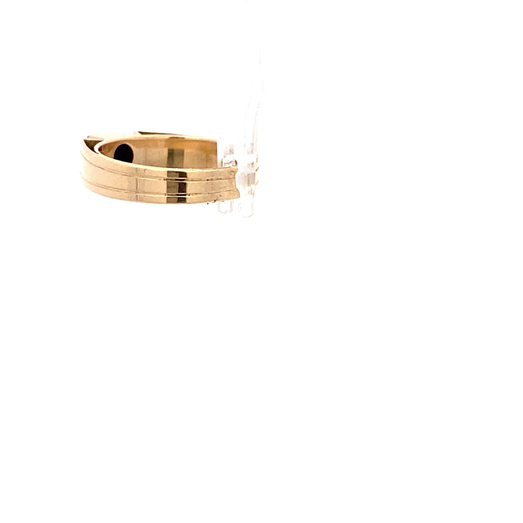 Schöner Damenring gelbgold 585 mit 1 Brillant 56/18