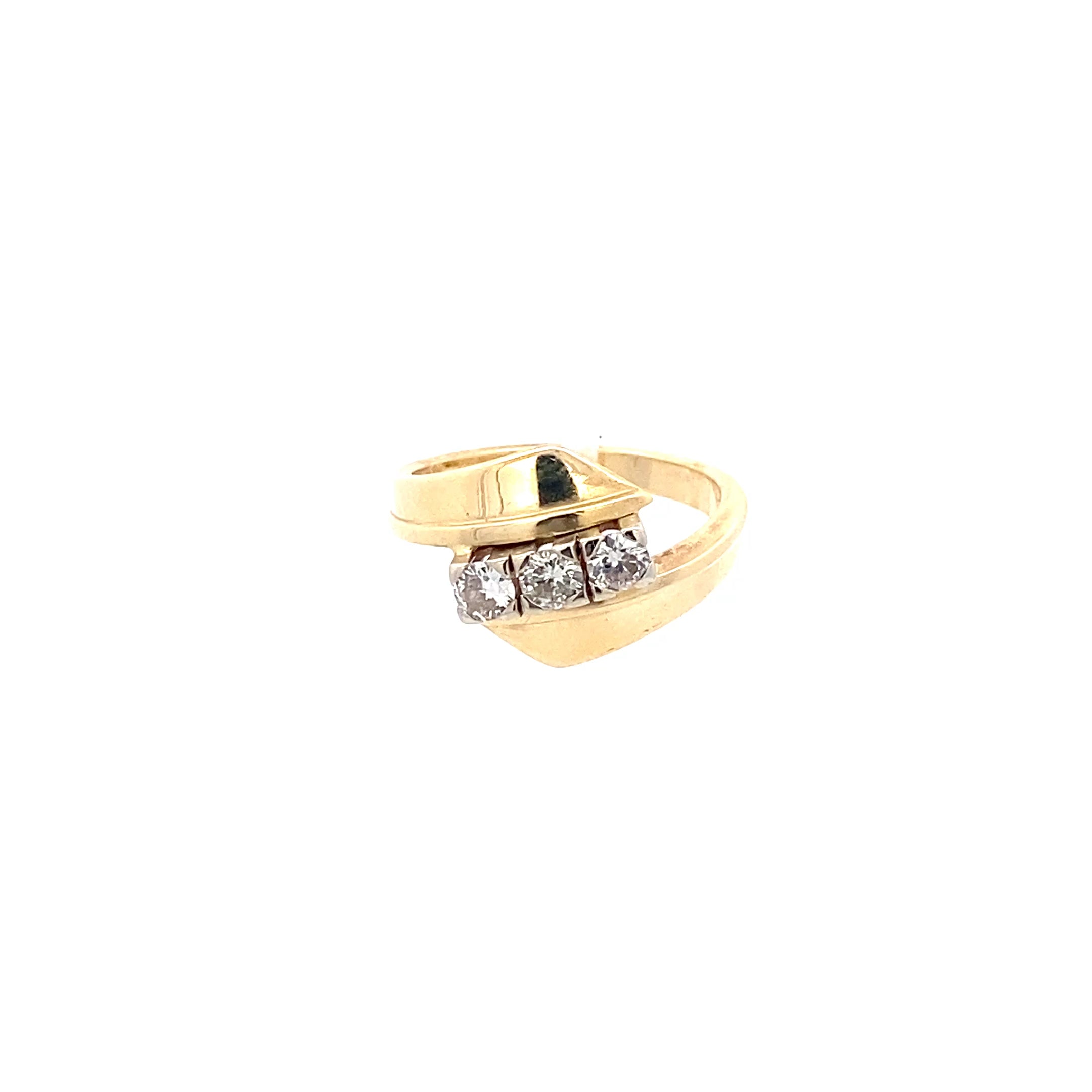 Damenring Gold Brillanten ca. 0,18ct *56*