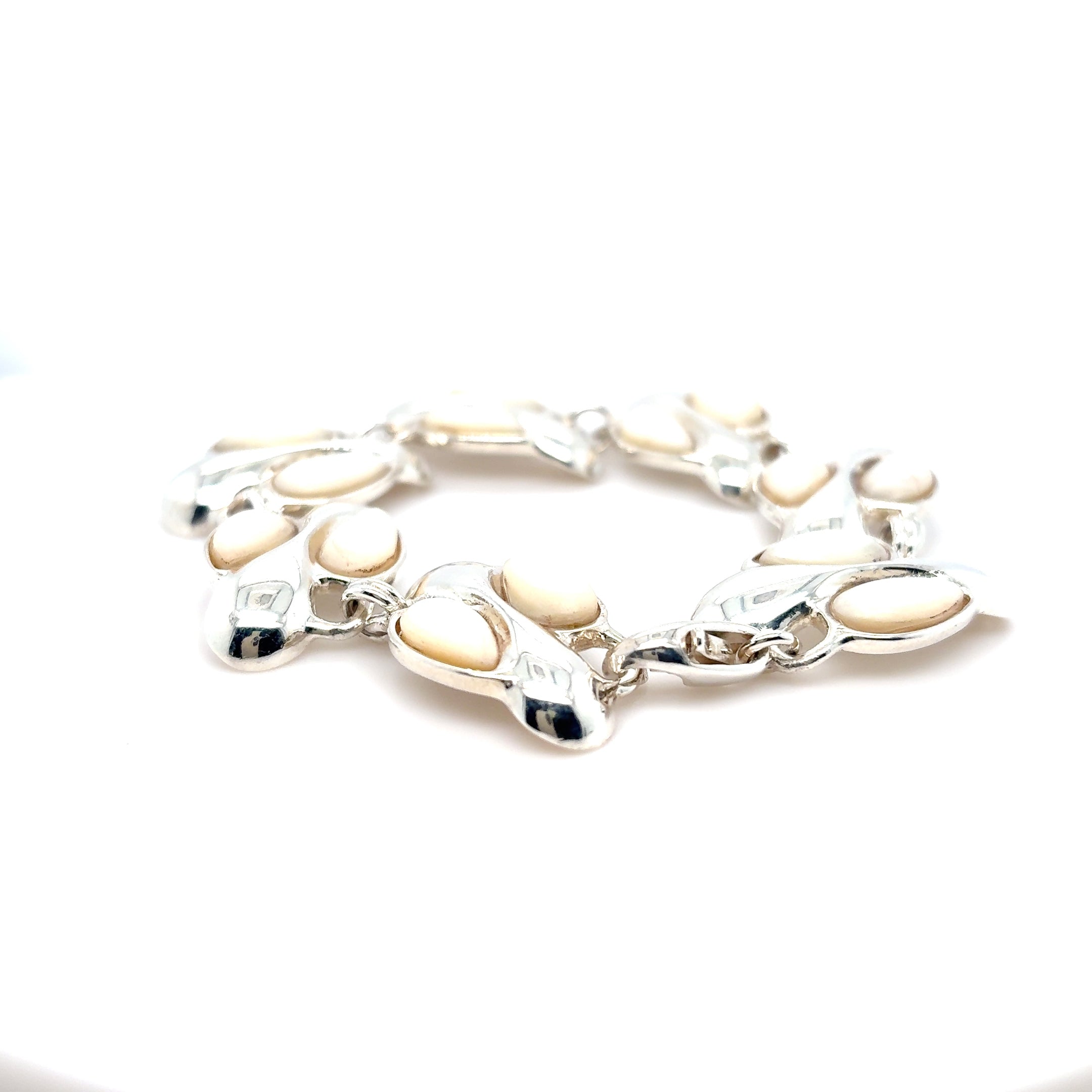 Armband Silber Perlmuttsteine