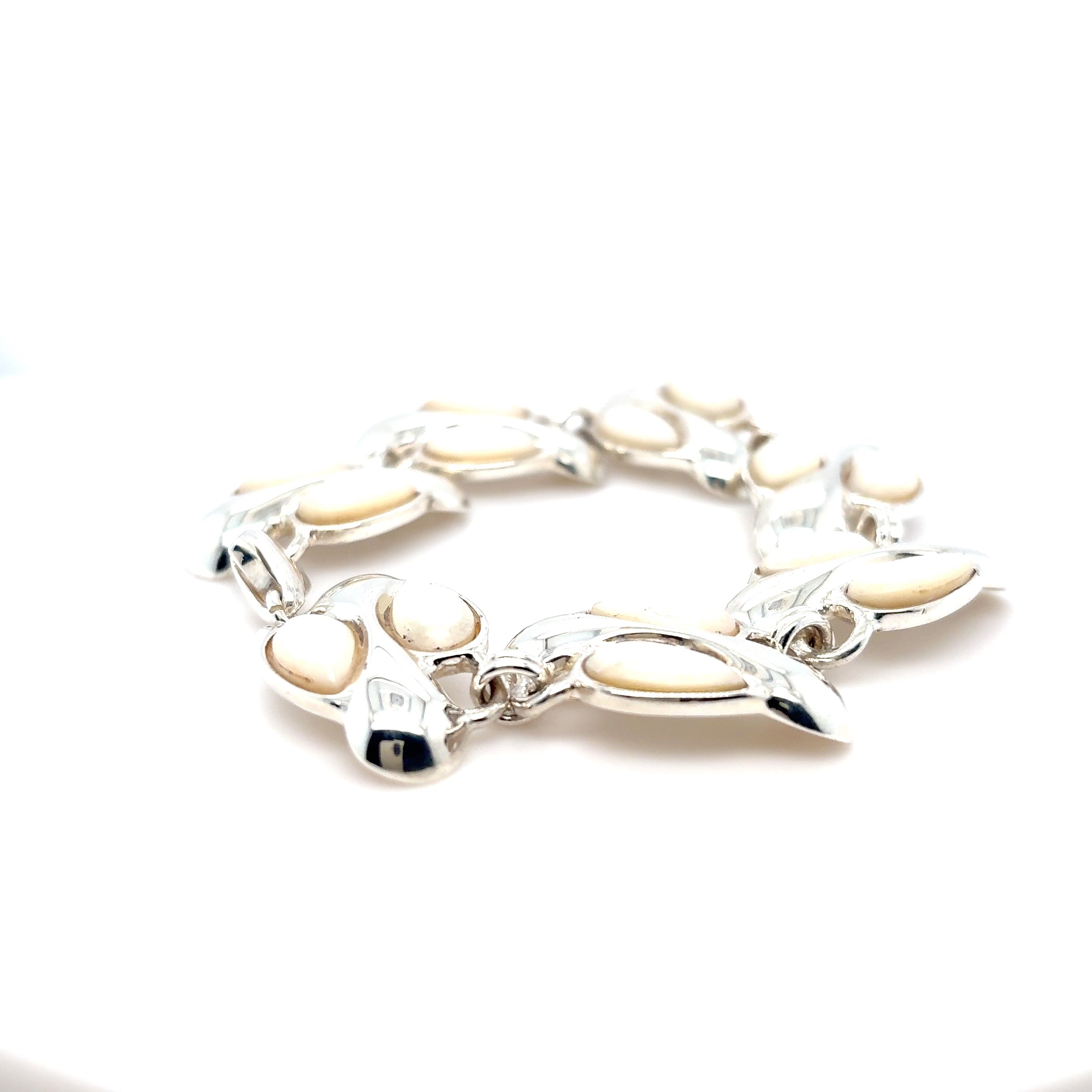 Armband Silber Perlmuttsteine