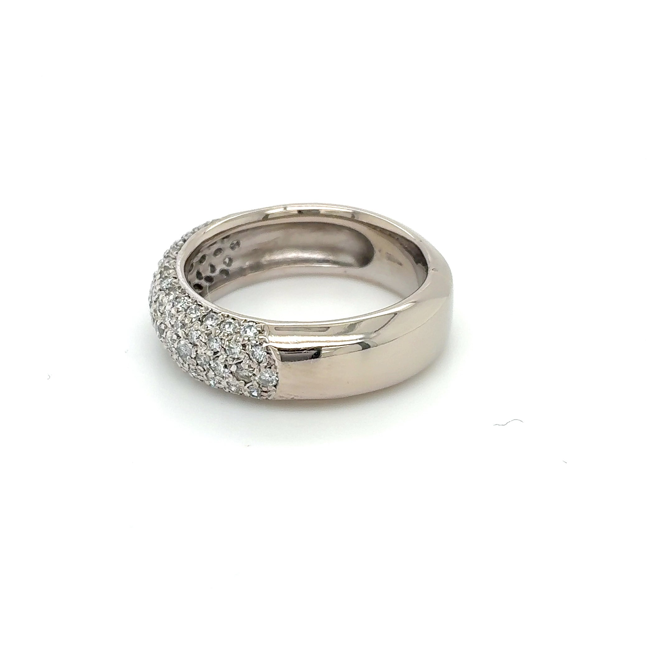 Brillant Ring 585 Weißgold 14kt Gr. 58