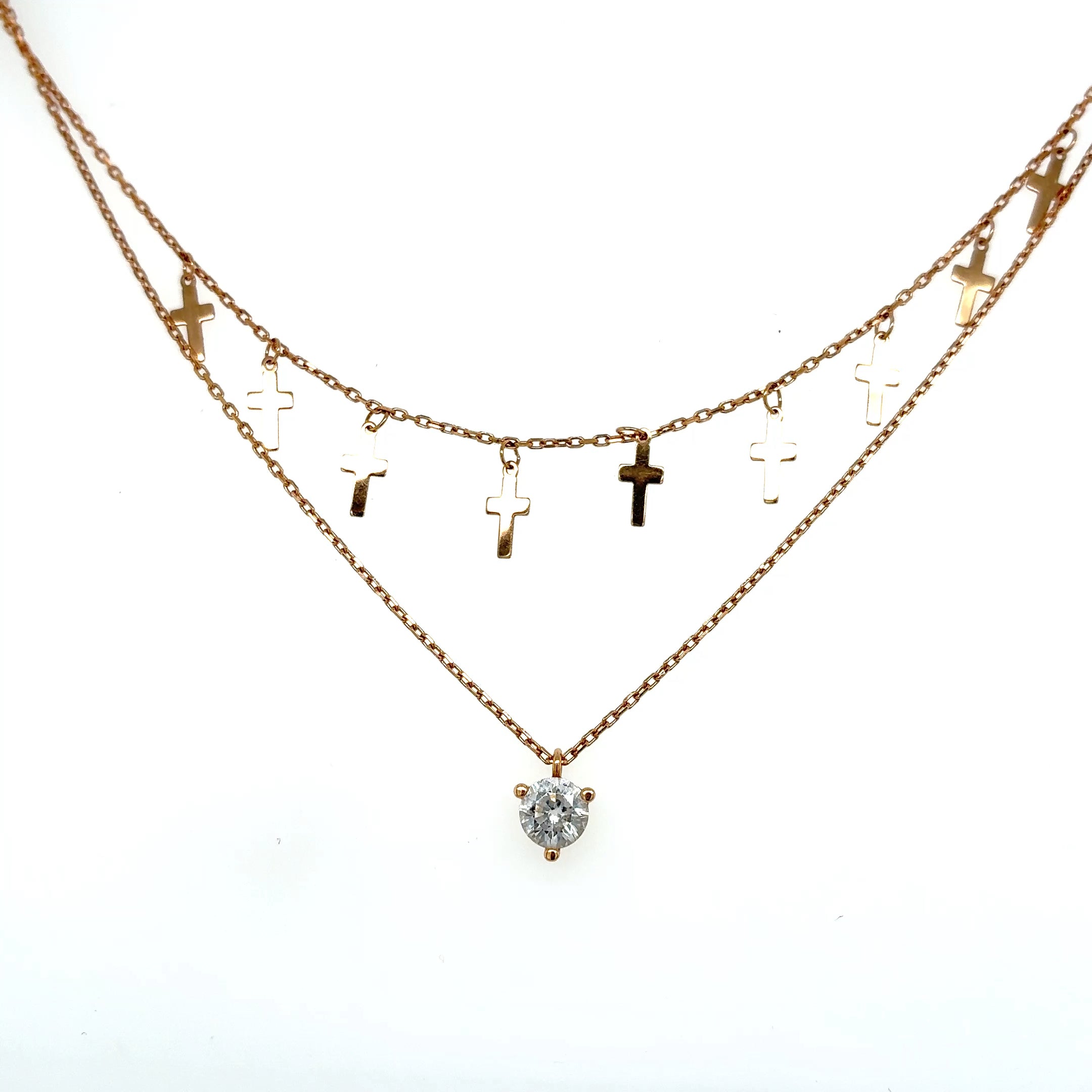 Gold Kette 585 Rotgold 14Kt Länge: 44cm