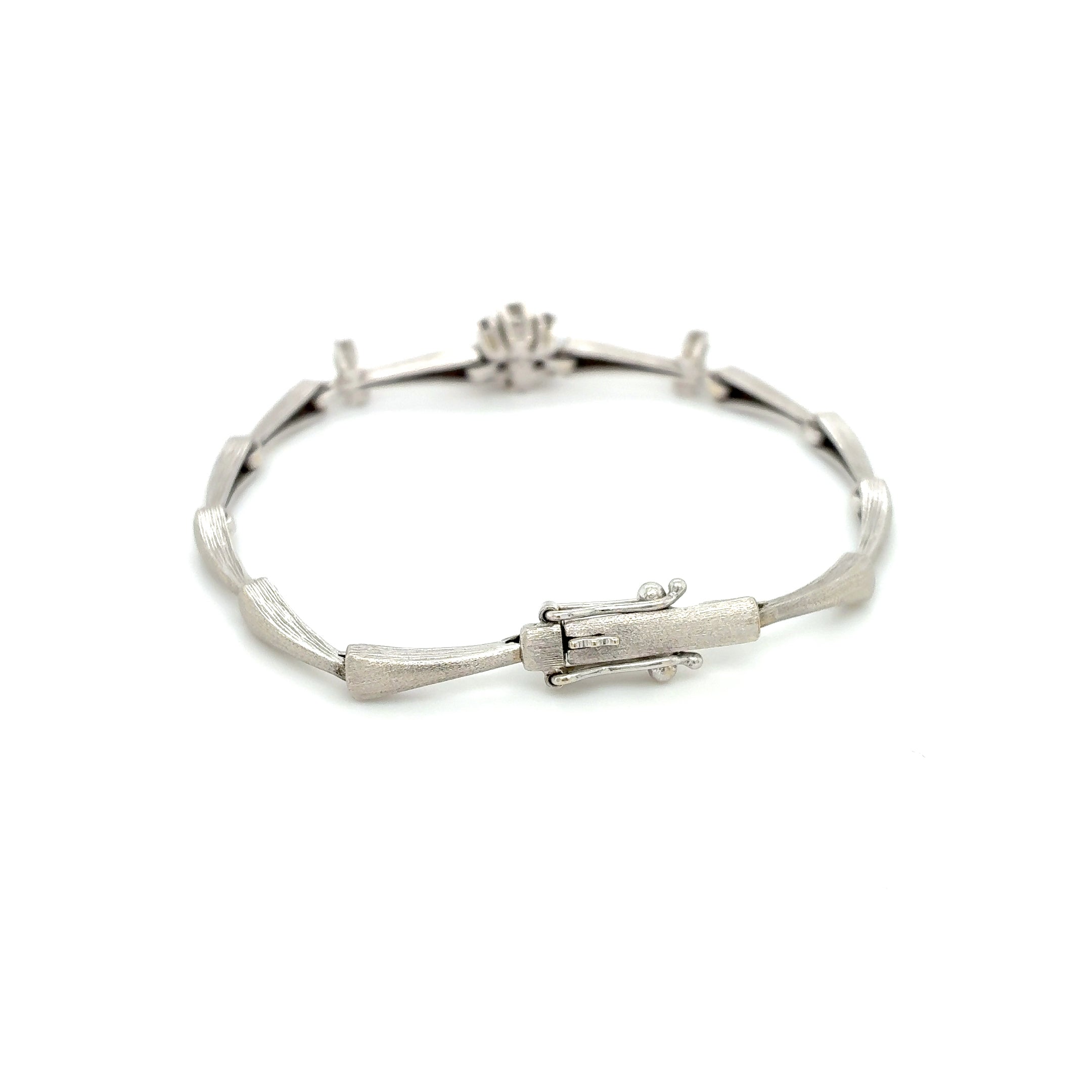 Armband Weißgold Brillanten 585 Gold 14kt L: 16,5cm