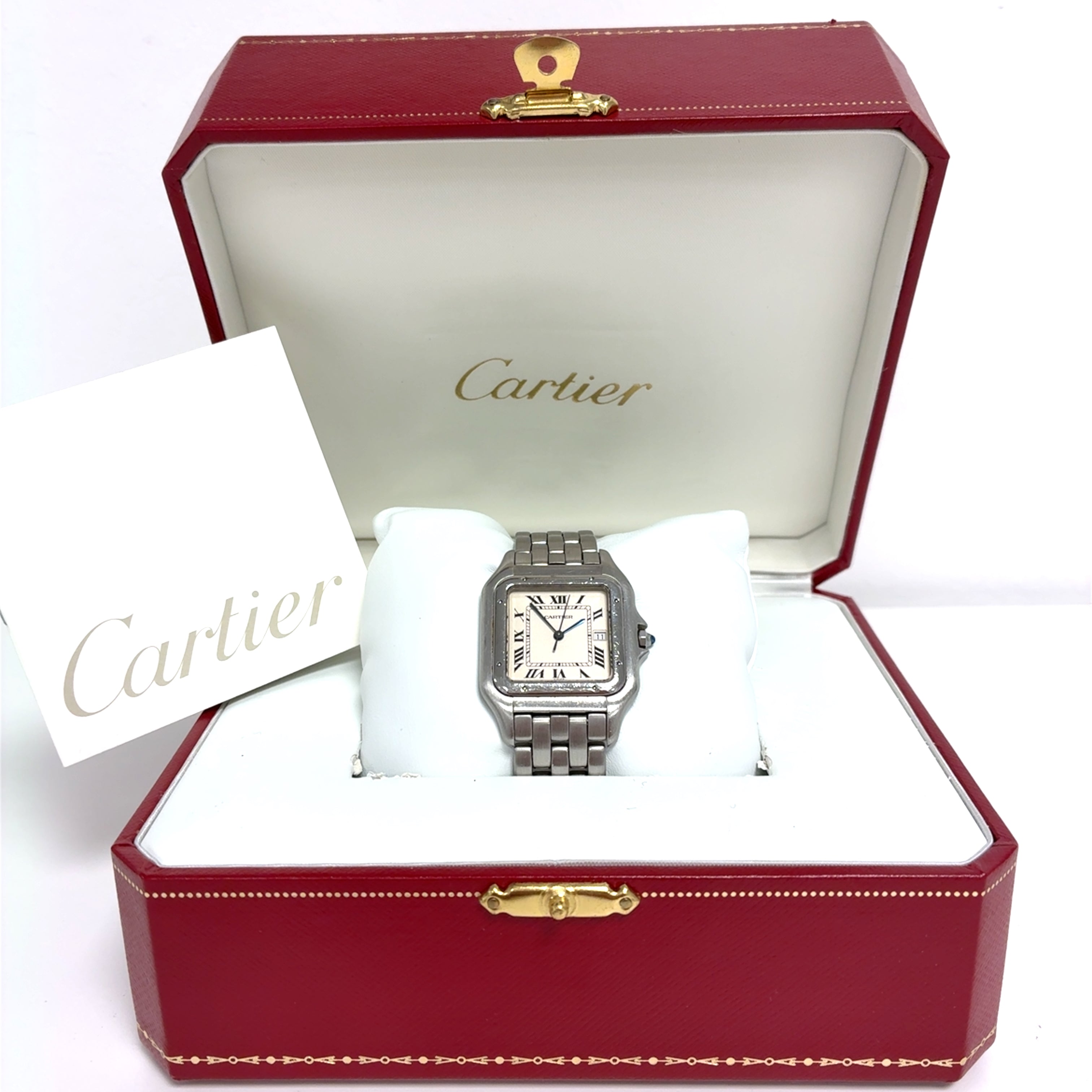 Cartier Panthère Armbanduhr Ref: 1300 Originalbox