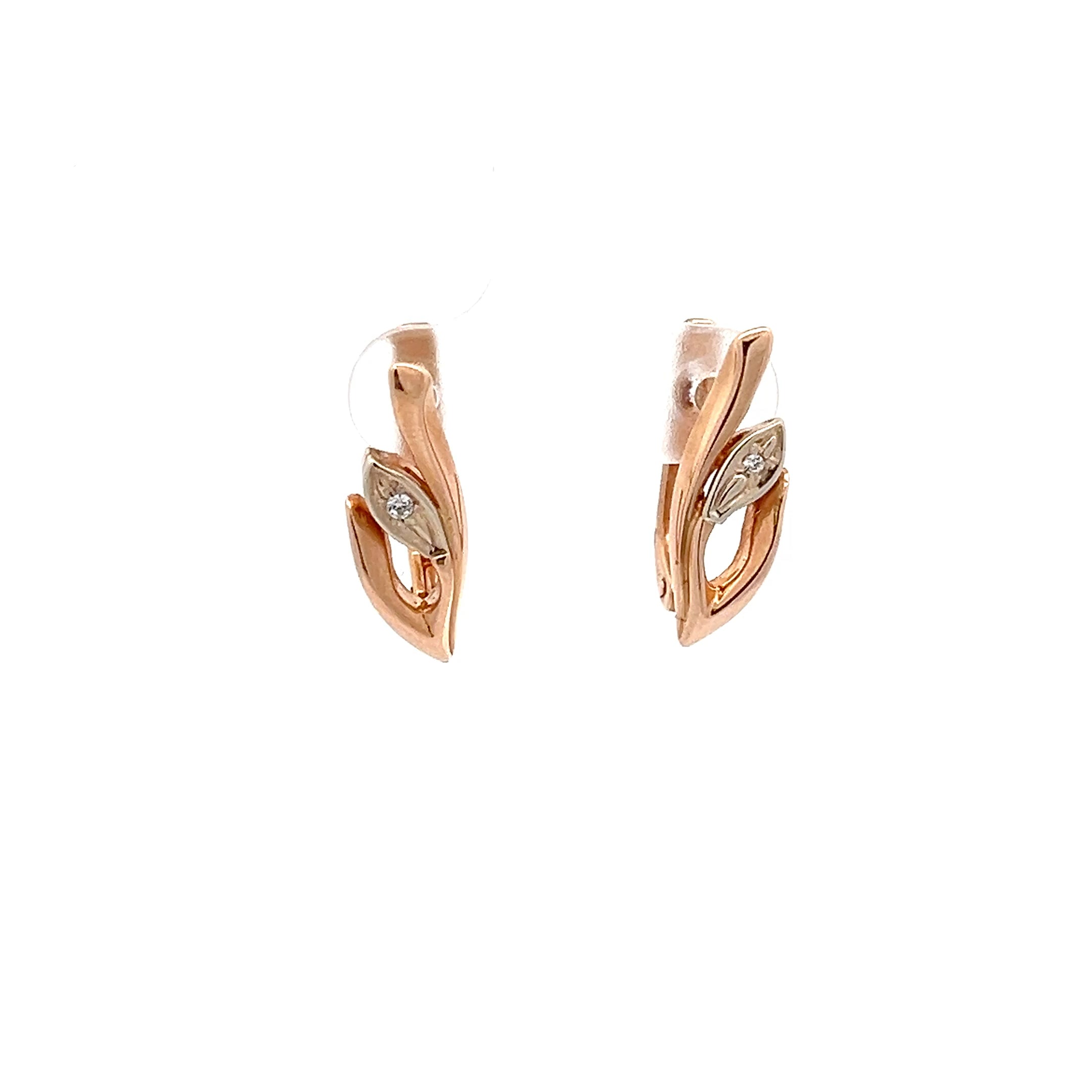 Ohrringe Rotgold 585/14kt