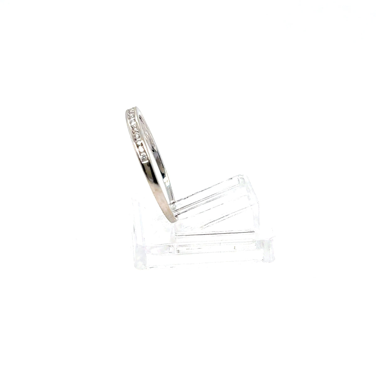 Weißgold-Diamantring 750/18kt