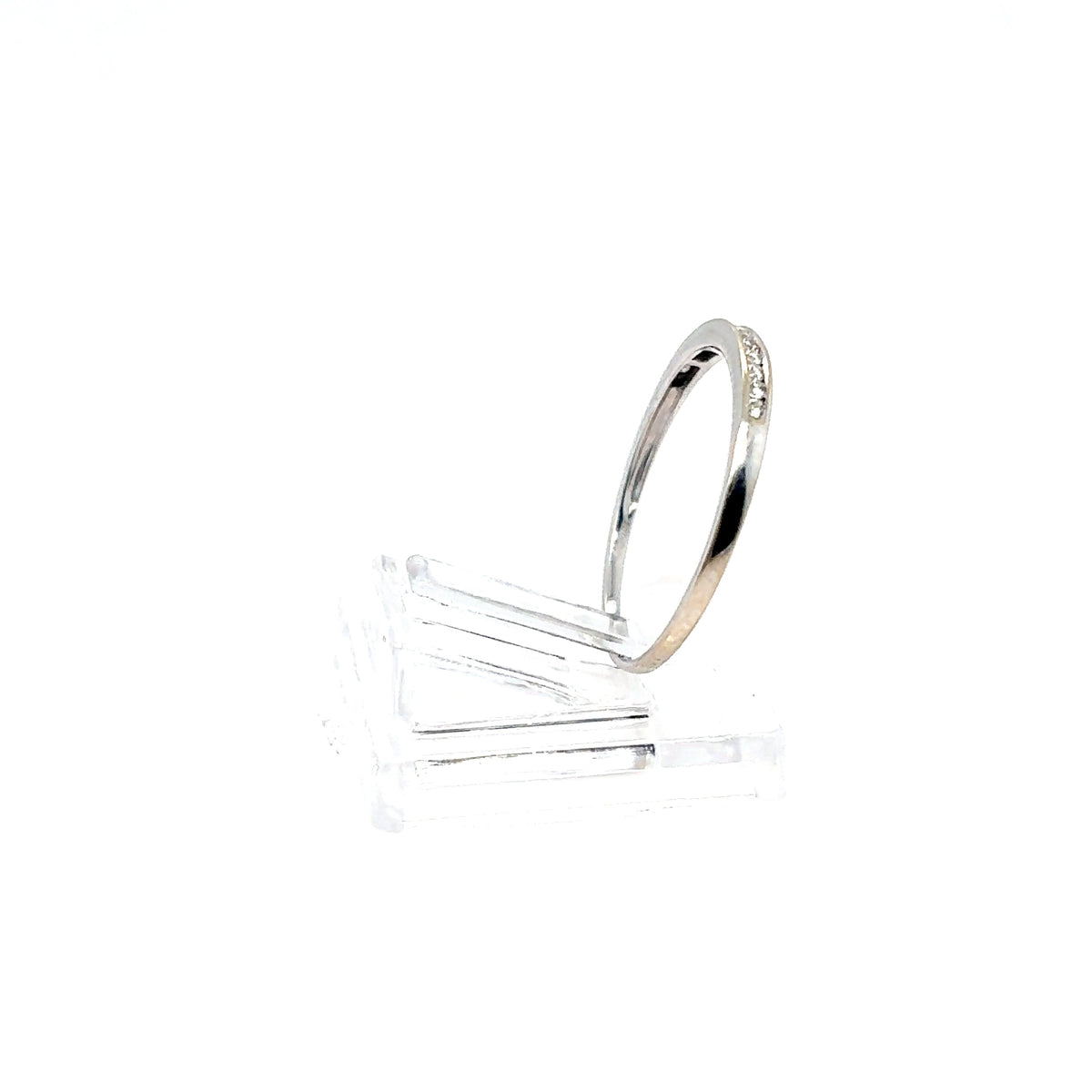 Weißgold-Diamantring 750/18kt