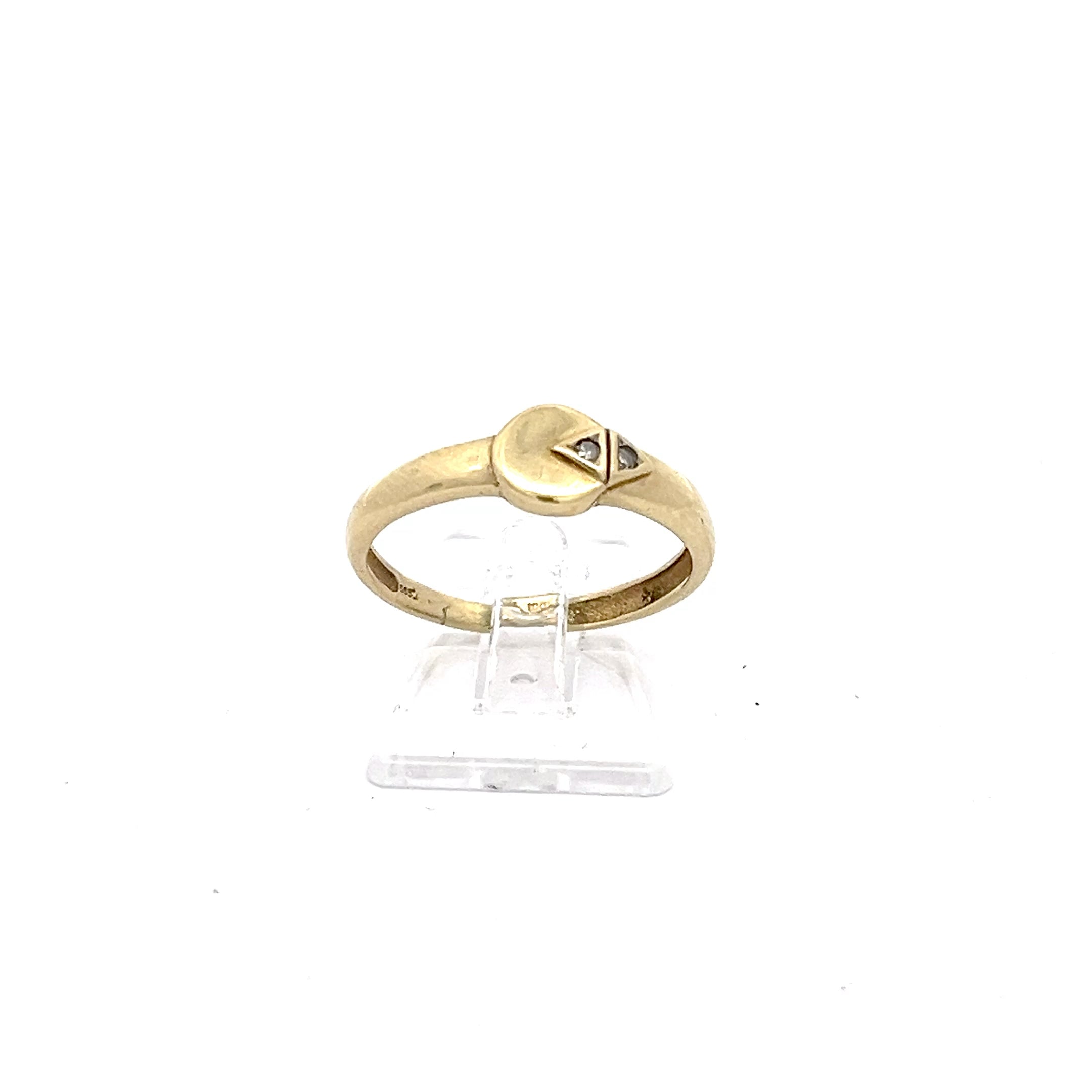 Diamantenring Gelb Gold 585 14 Karat