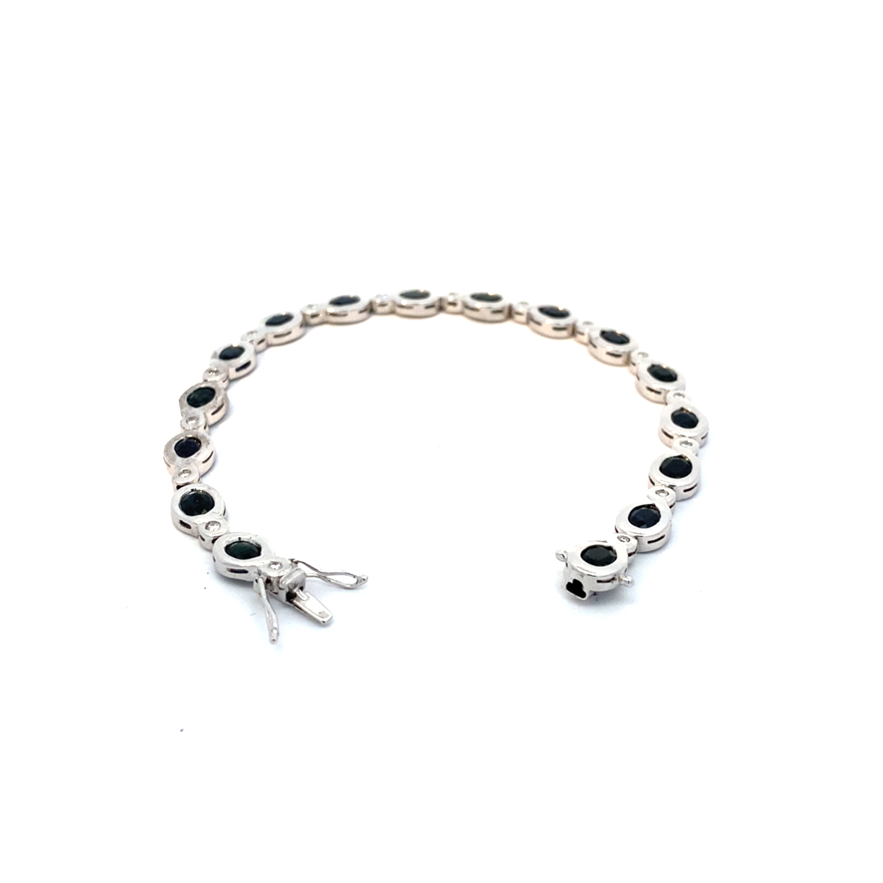 Damen Armband Weißgold 585 mit 16 Brillanten ja ca.0,05 ct