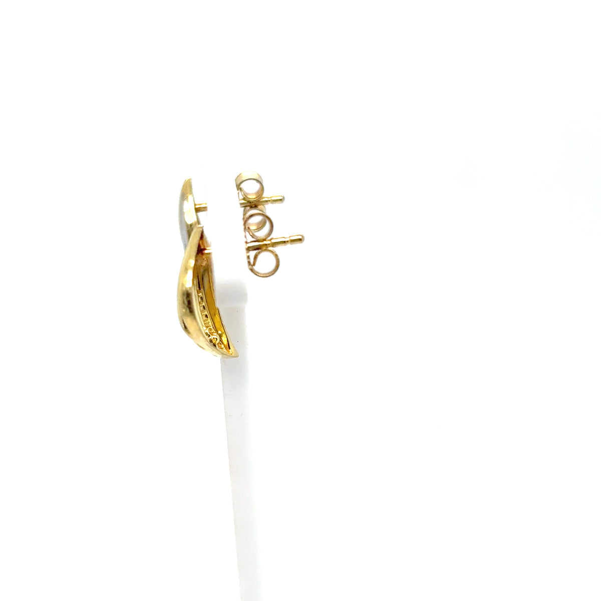 Diamant Ohrringe Gelbgold 333 / 8kt