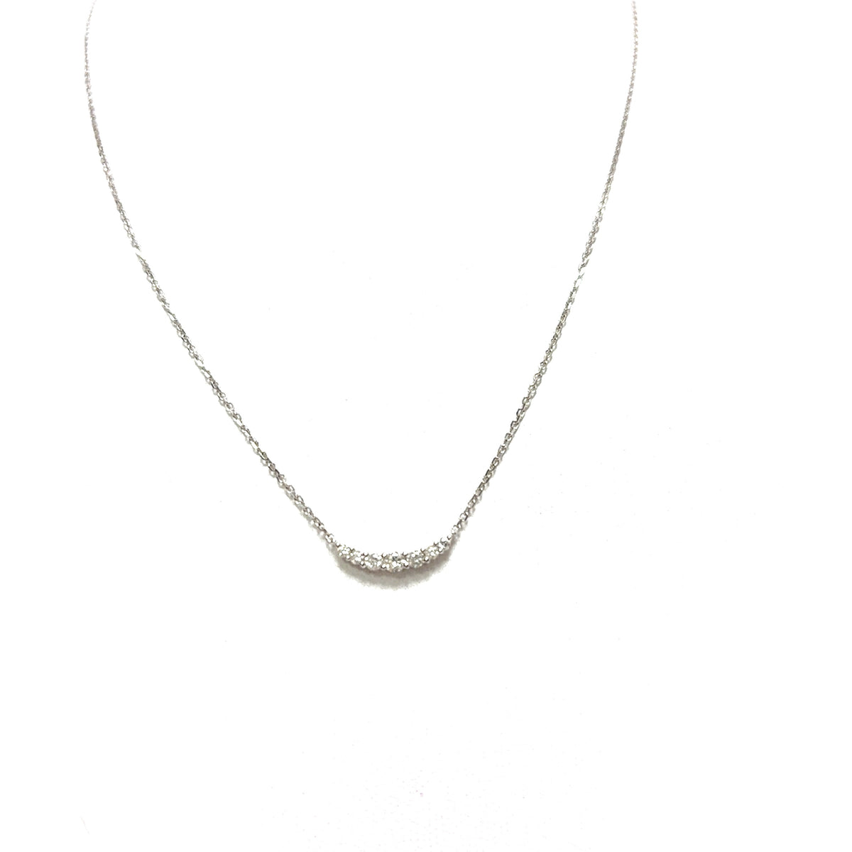 Collier Weißgold 585/14 Brillant ca.40 cm