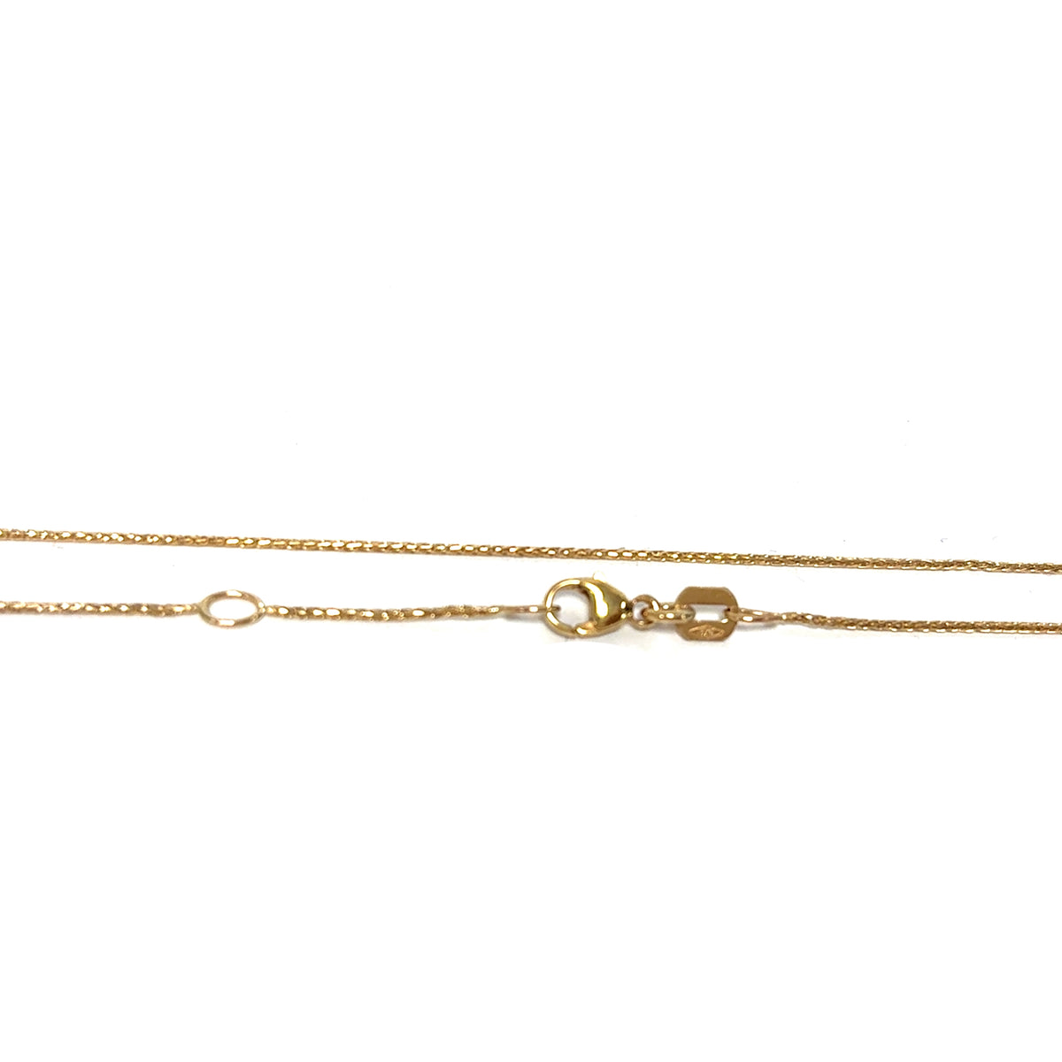 Kette Gelbgold 375/9kt Diamant ca.48 cm