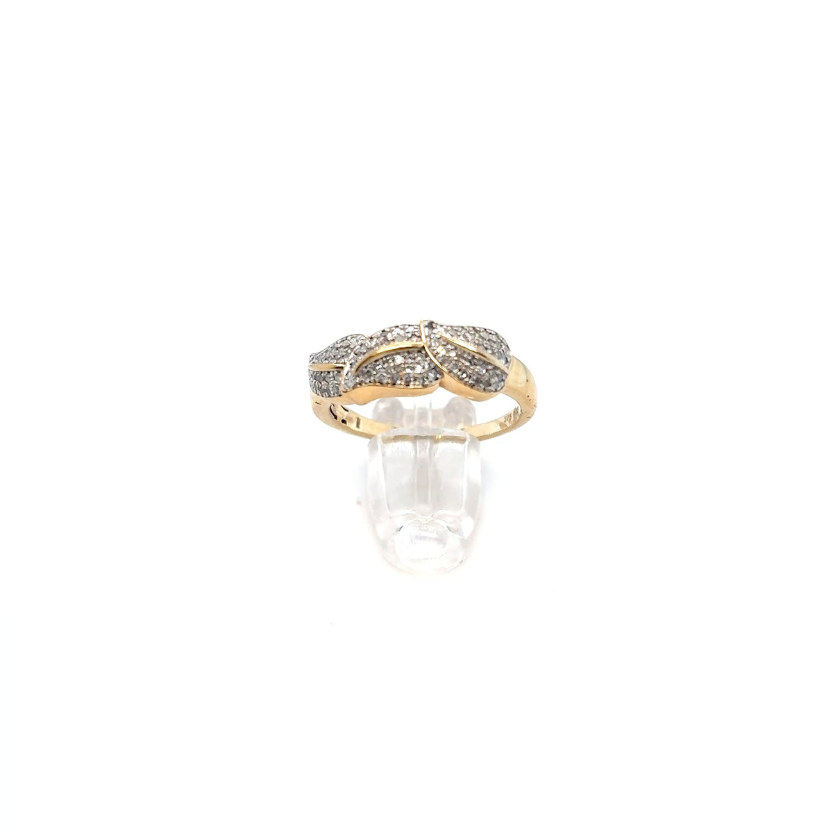 Diamantring Gelbgold 375/9kt