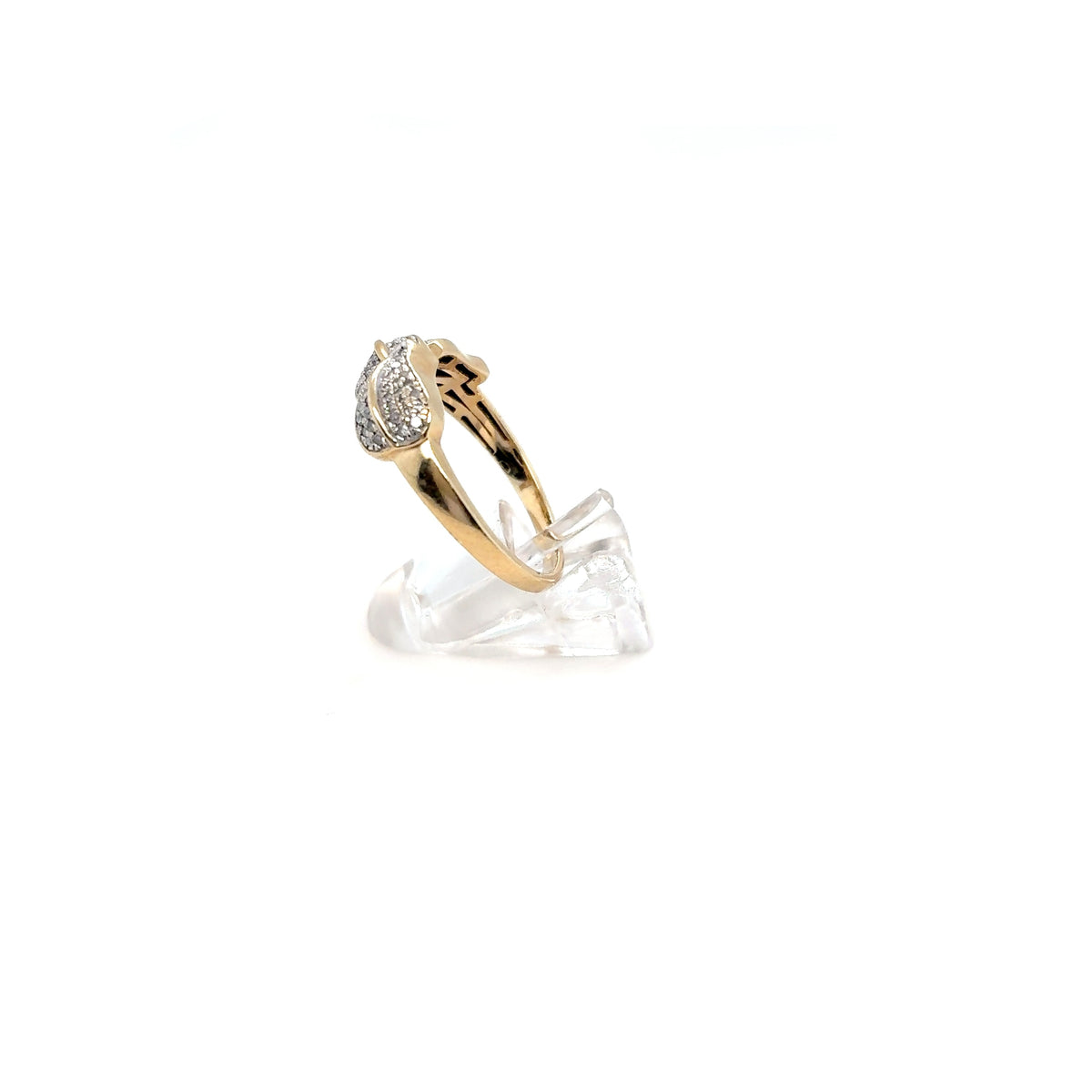 Diamantring Gelbgold 375/9kt