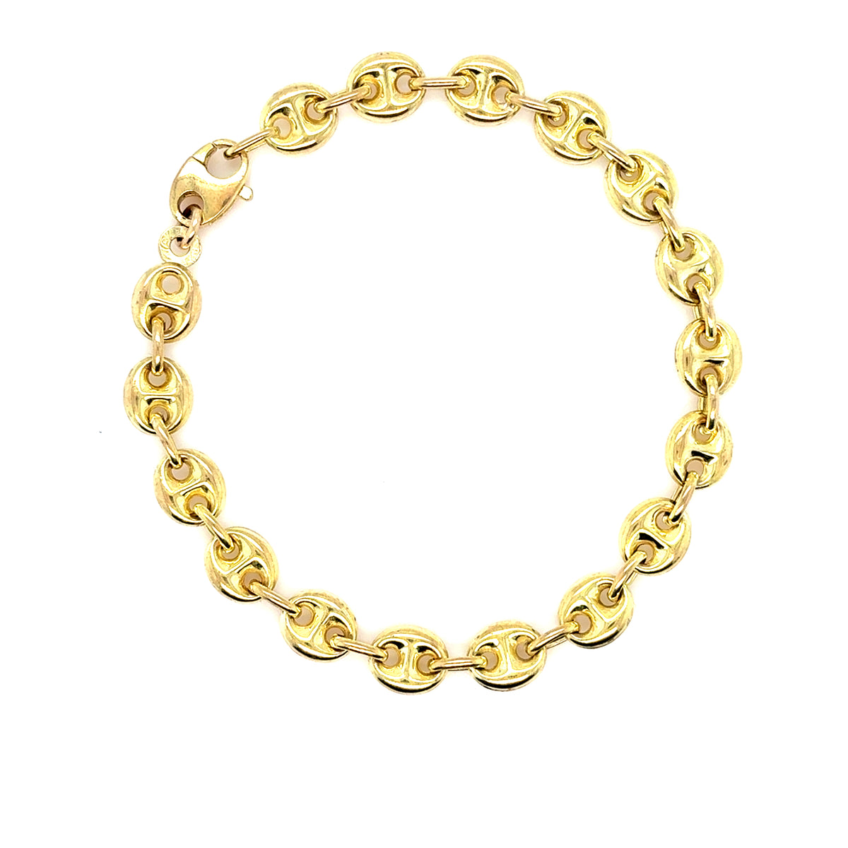 Bohnenarmband Gelbgold 333/8kt ca.19,5cm