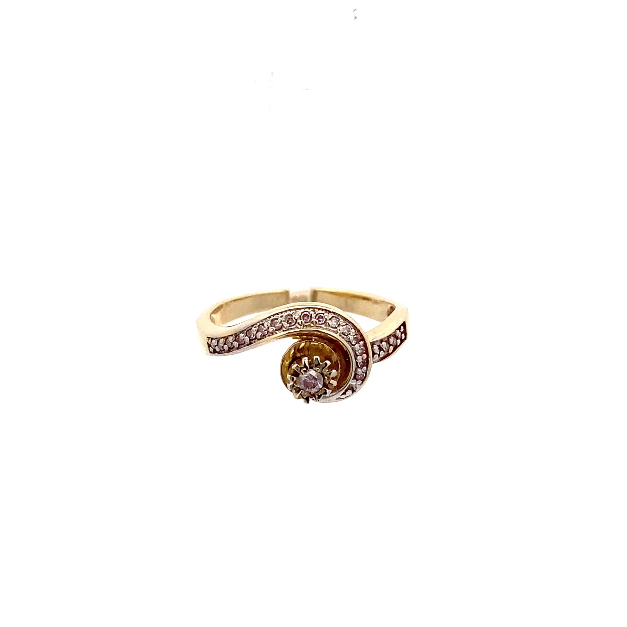 Brillantenring Gelbgold 585