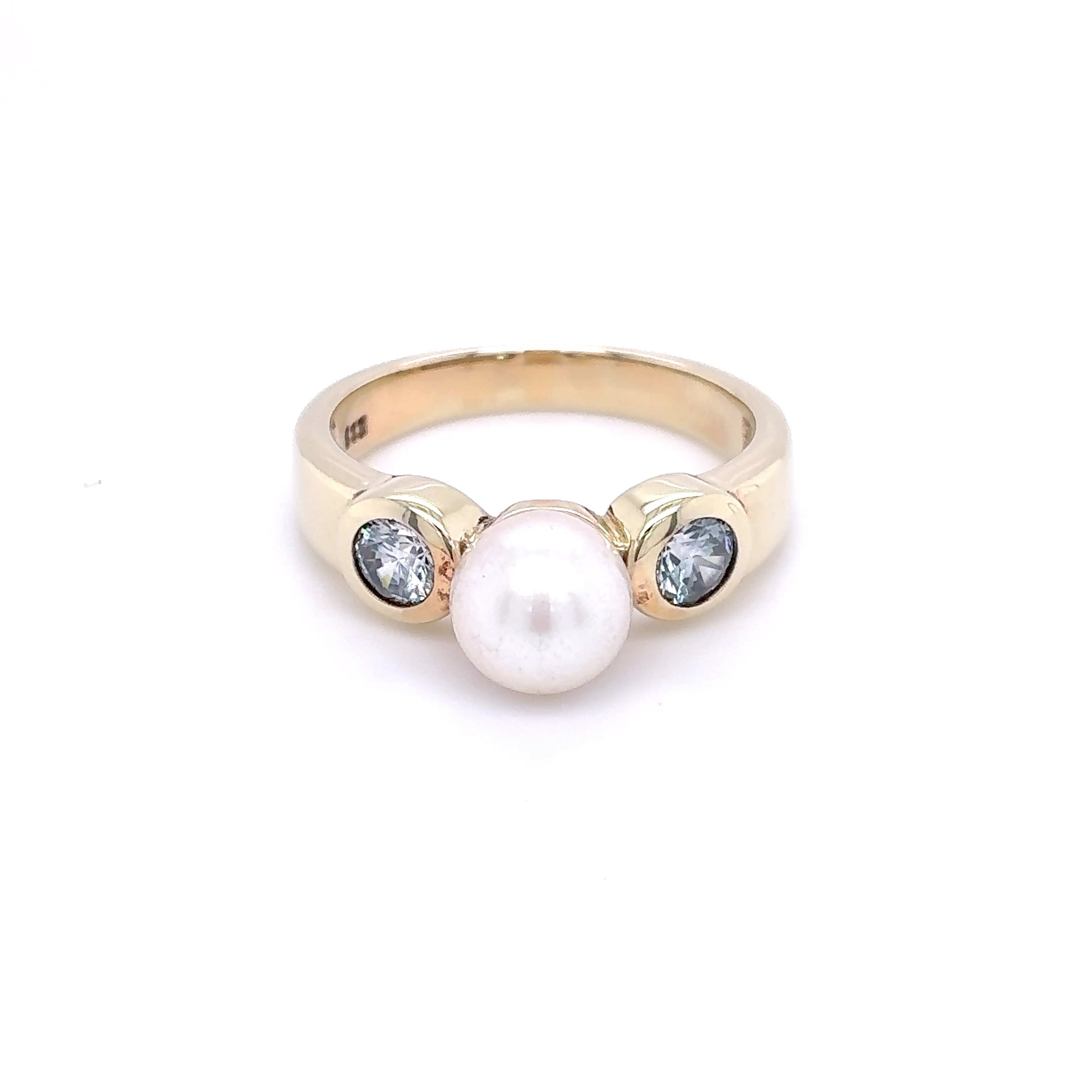 Damenring 333 Gelbgold 8kt Gold Gr. 58