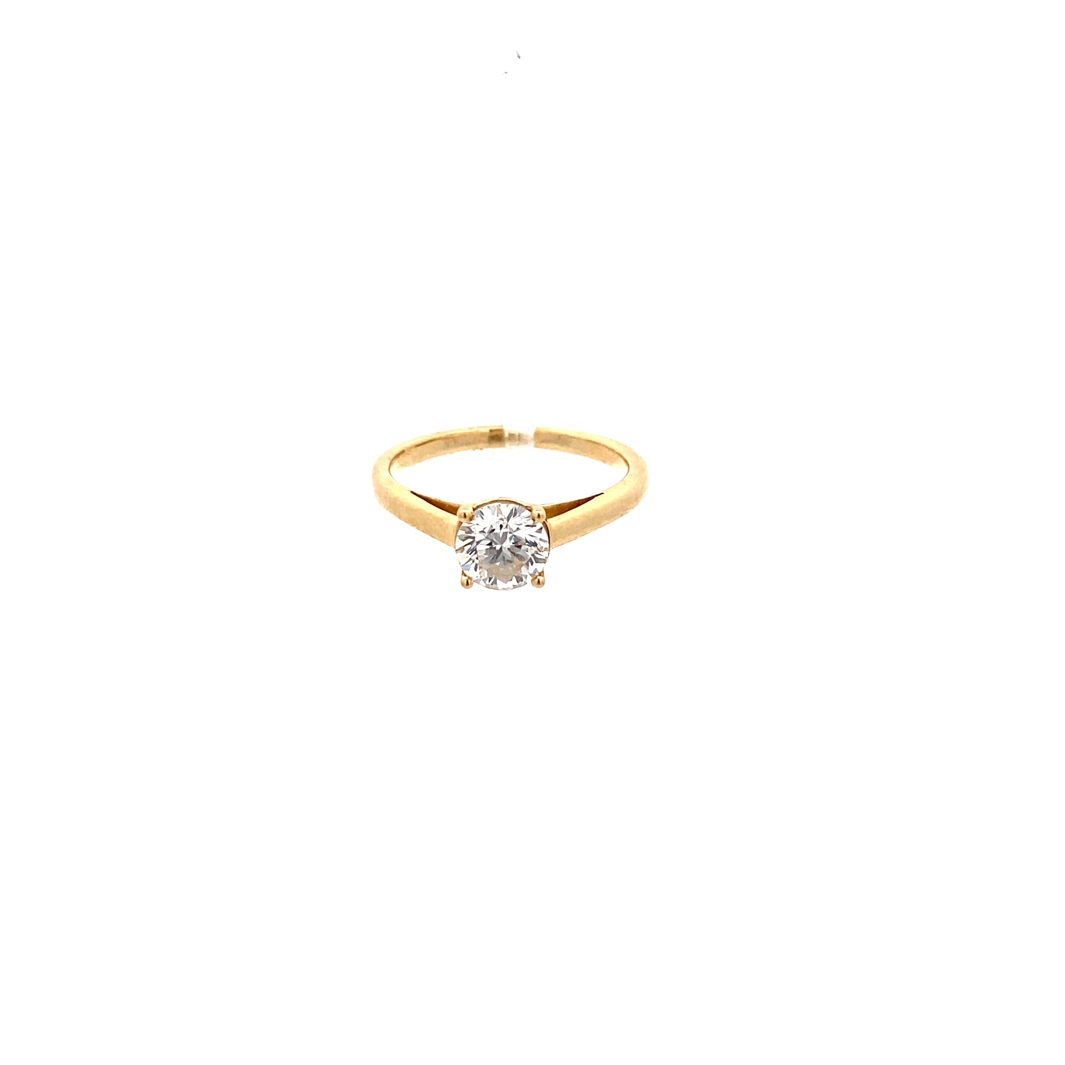 1,00 CT Brillantring 750/18kt