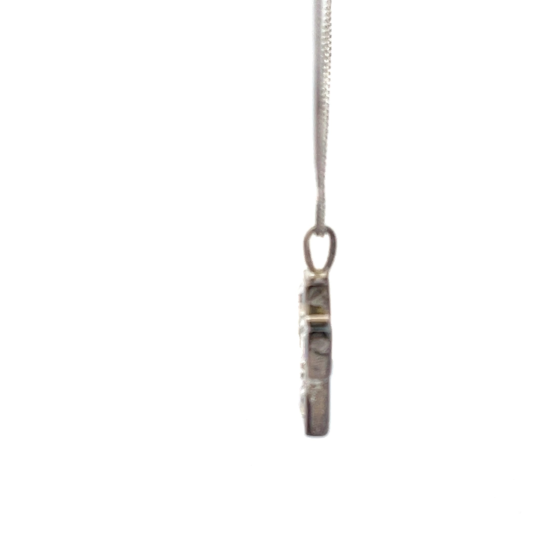 Kette mit Kreuz Anhänger Silber 925 Schmuck
