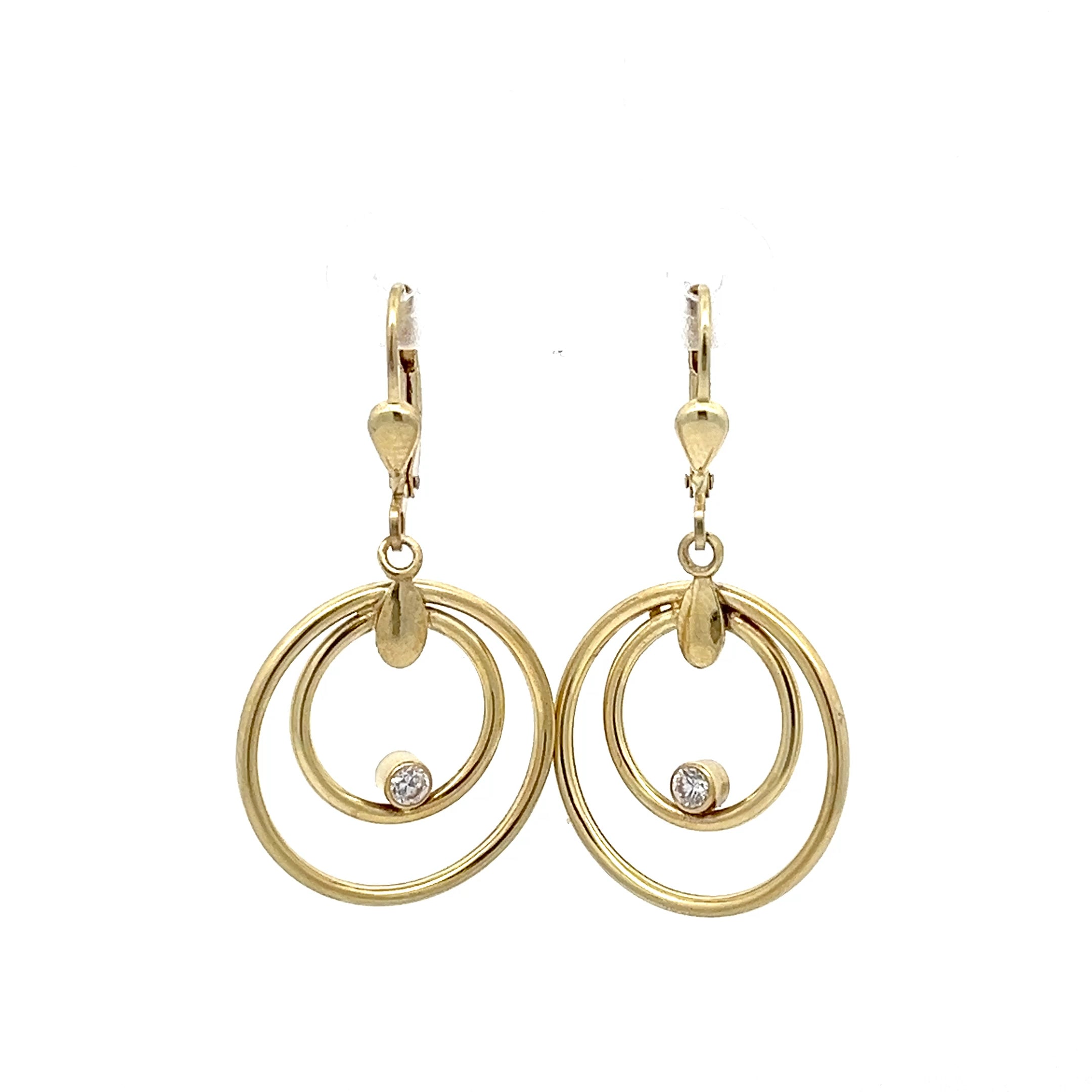 Ohrringe 333 8 Karat Gelb Gold Schmuck