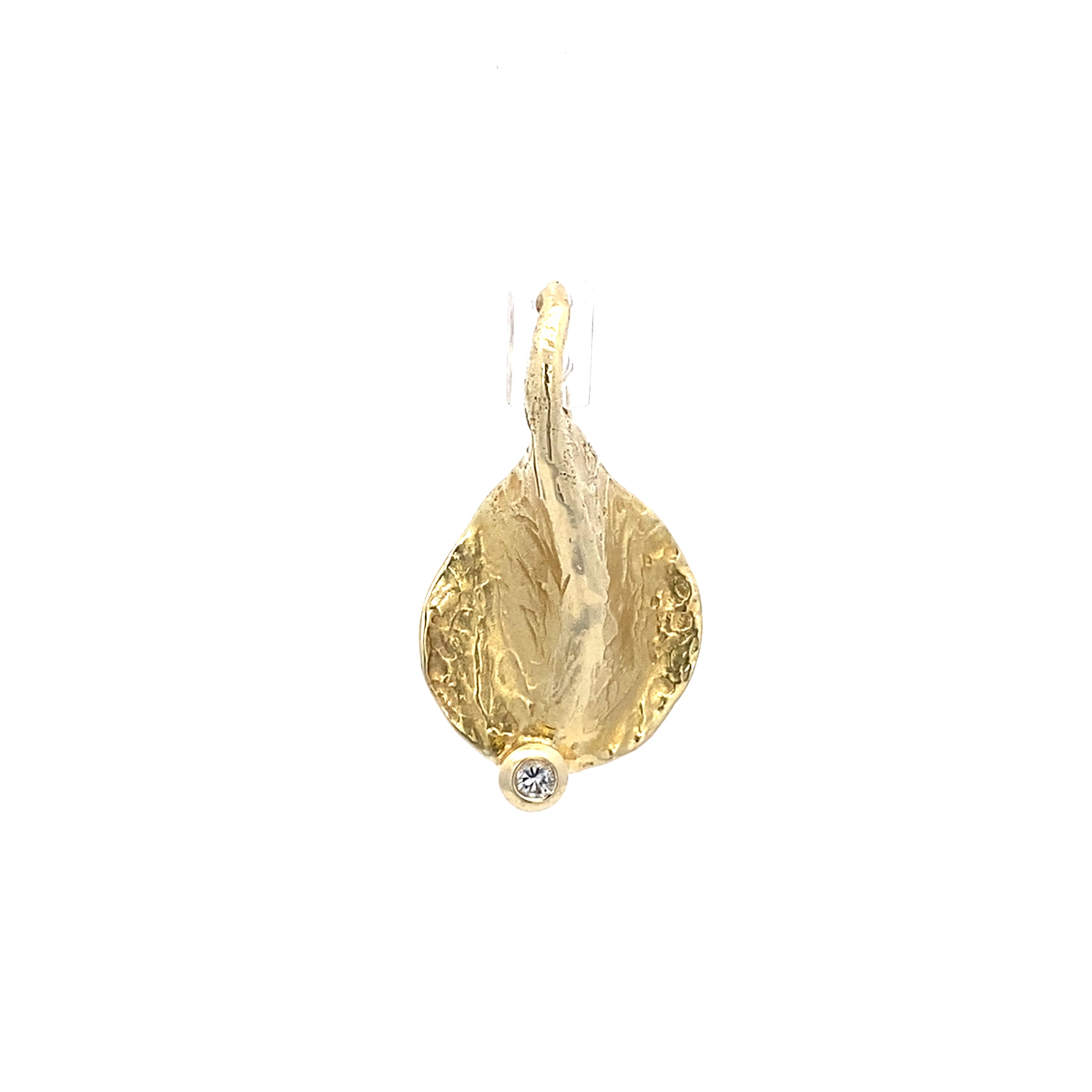 Schmuckanhänger Gelbgold 585 mit einem Diamant ca.0,02 ct
