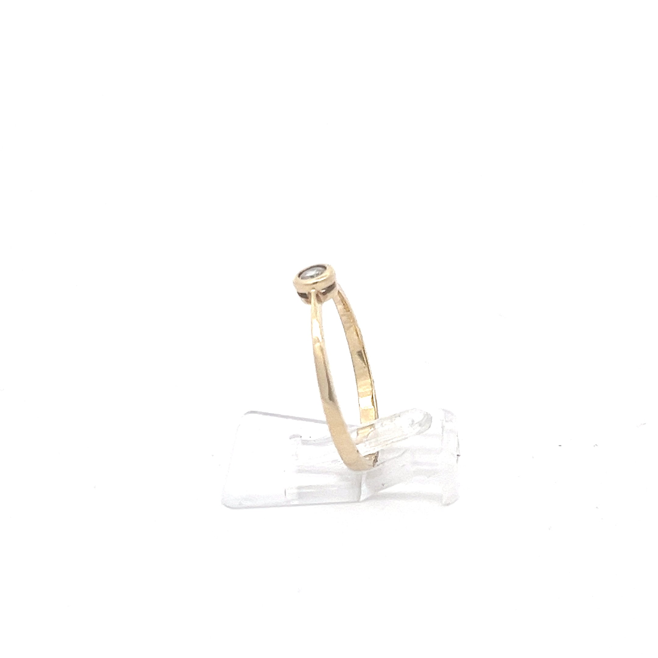 Damenring Gelb Gold mit Zirkonia 585/14kt Gr. 55