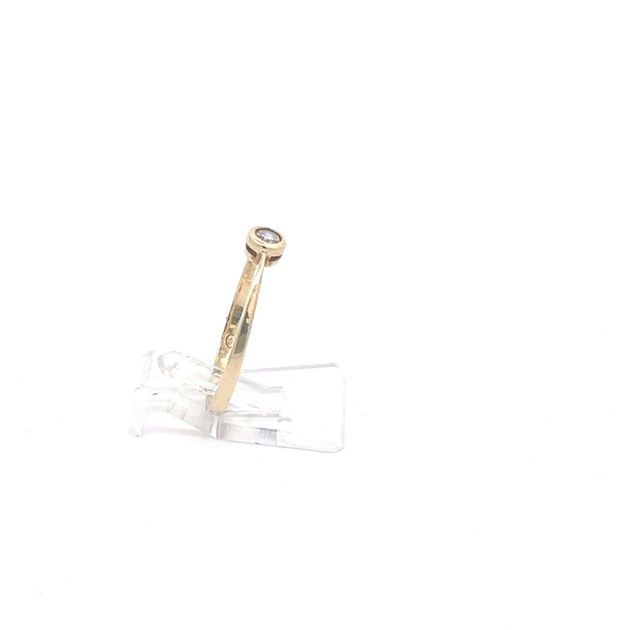 Damenring Gelb Gold mit Zirkonia 585/14kt Gr. 55