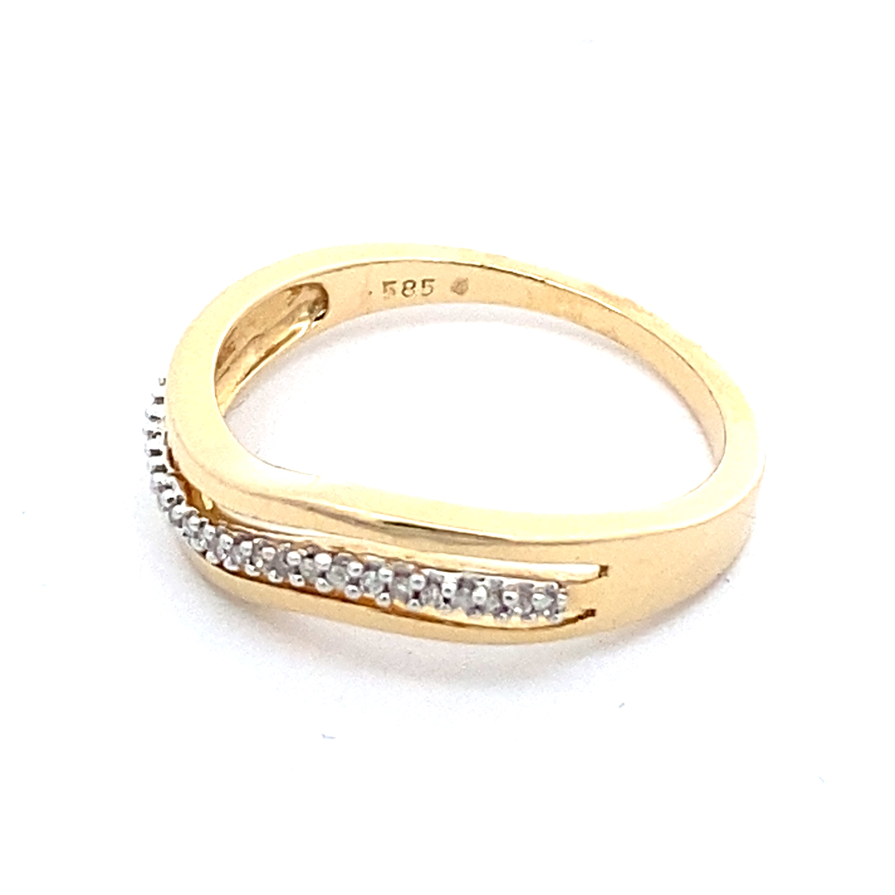 Damenring Gelbgold 585 mit Brillanten