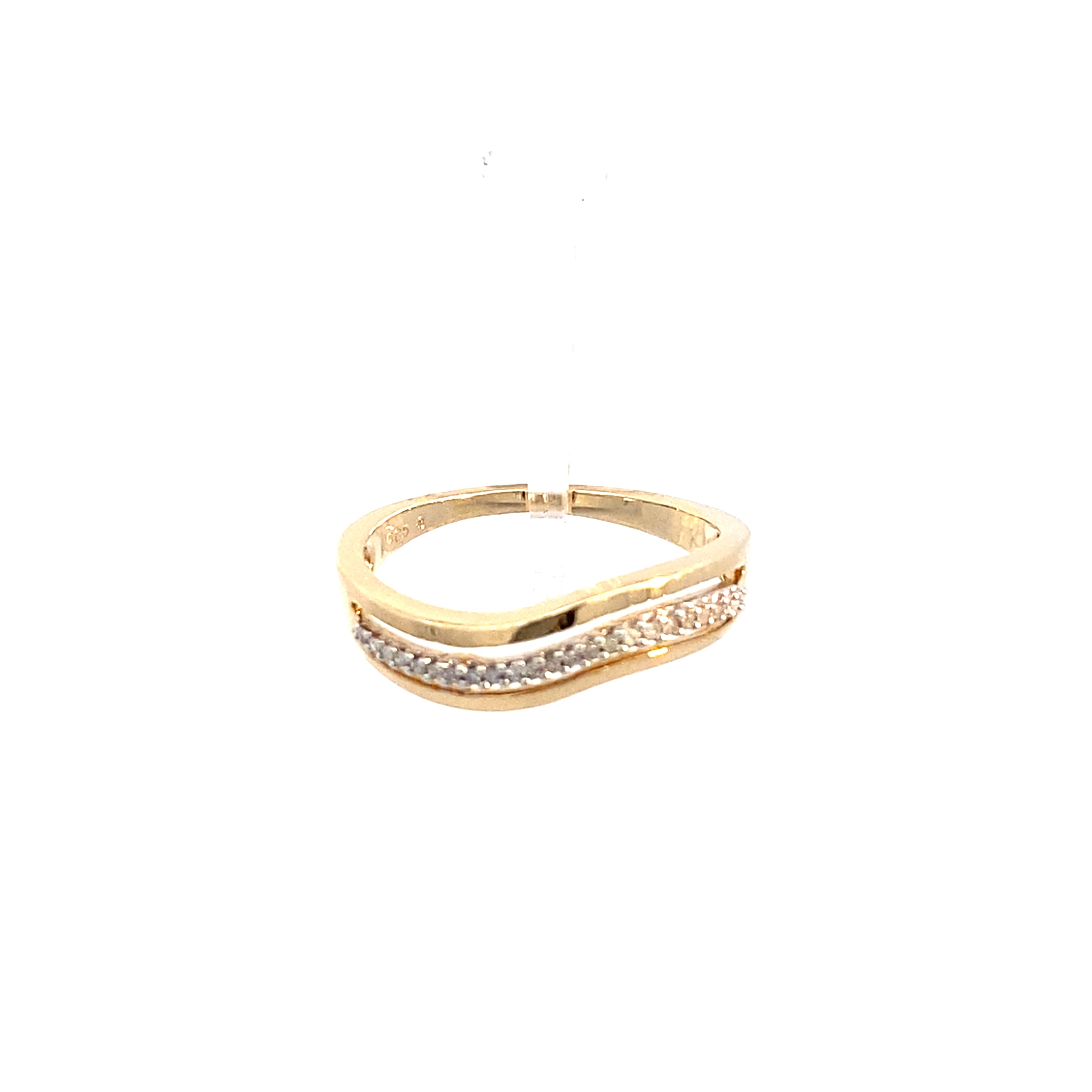 Damenring Gelbgold 585 mit Brillanten