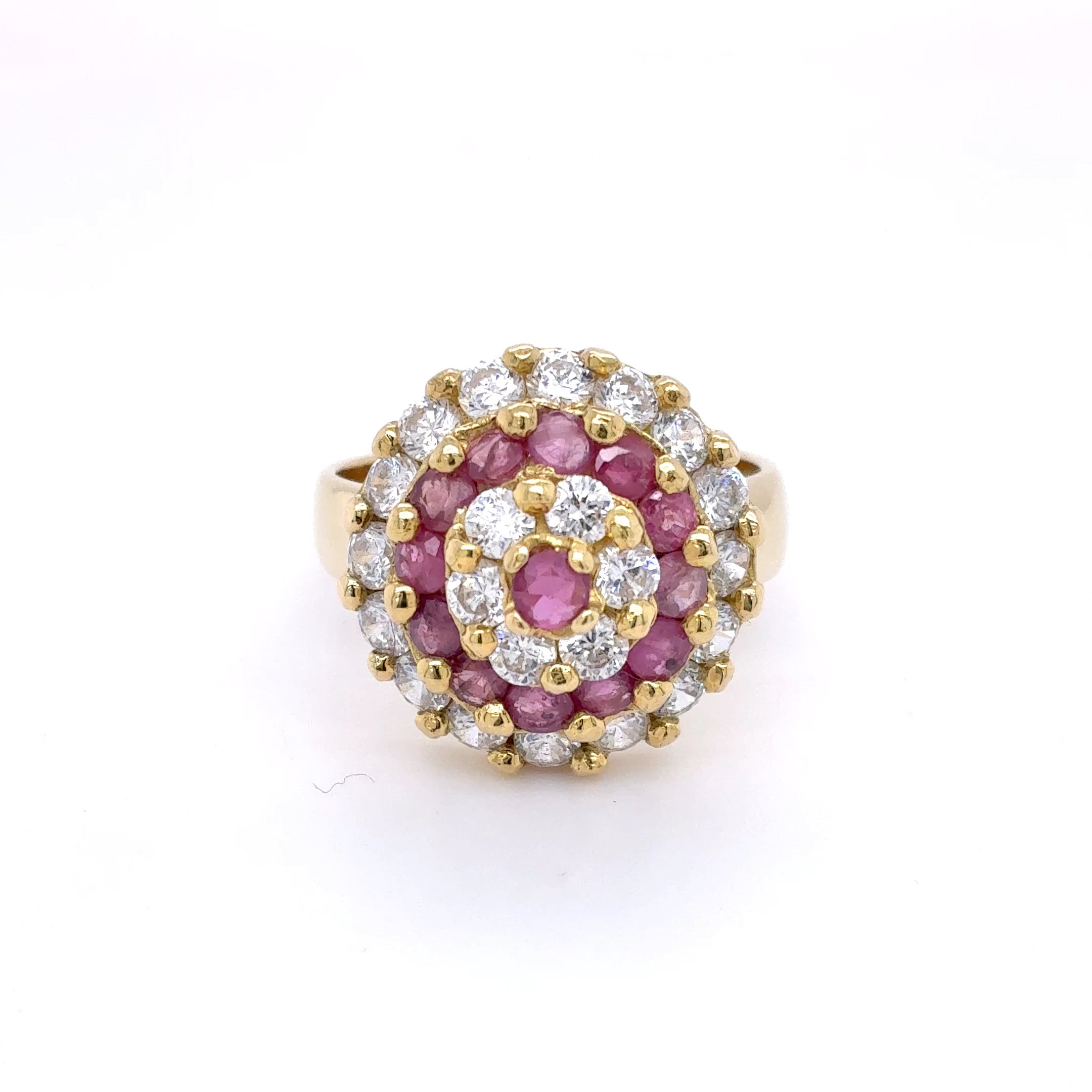 Damenring Gold 750 Gelbgold 18 Karat