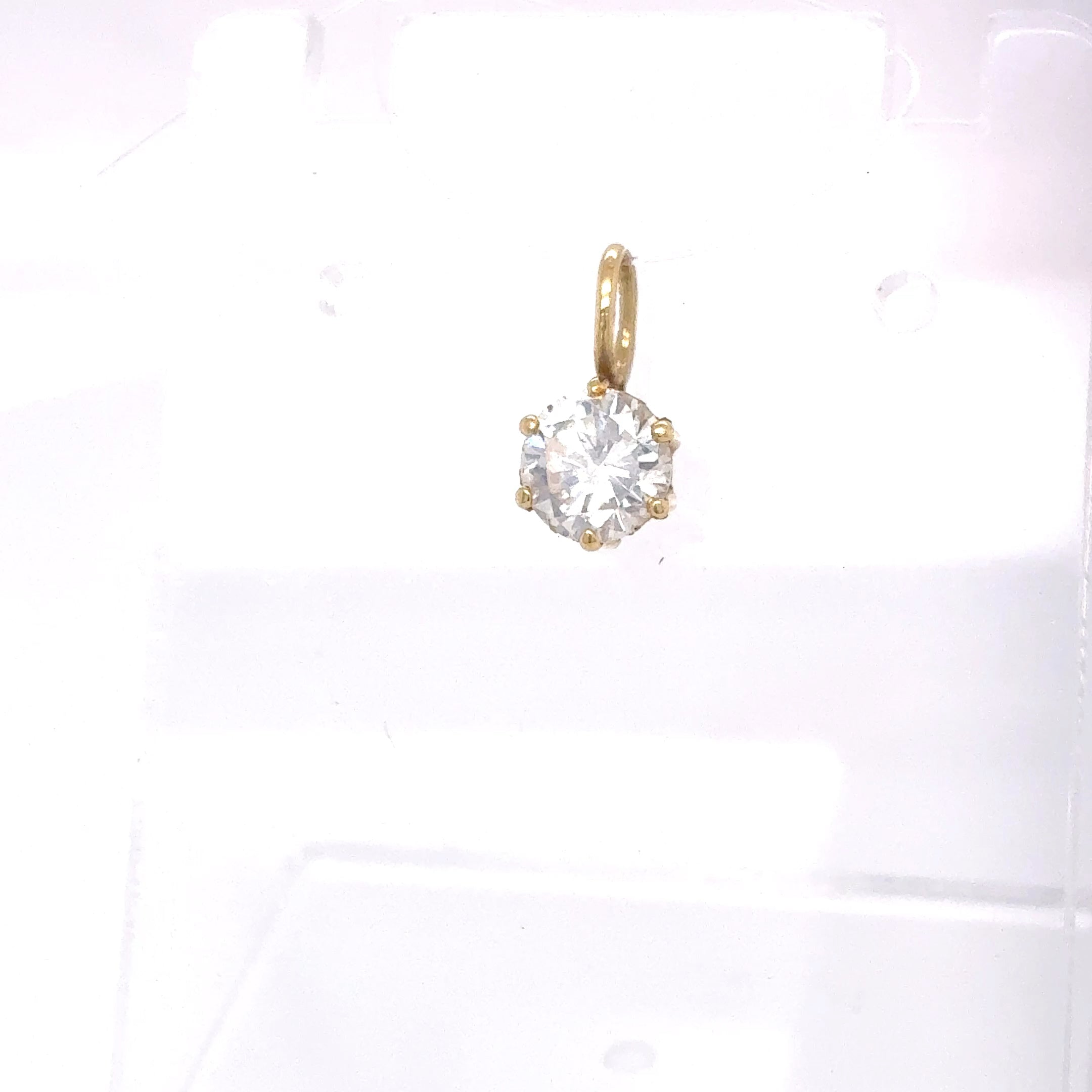 Anhänger Brillant Kette 585 Gelbgold 14 Karat