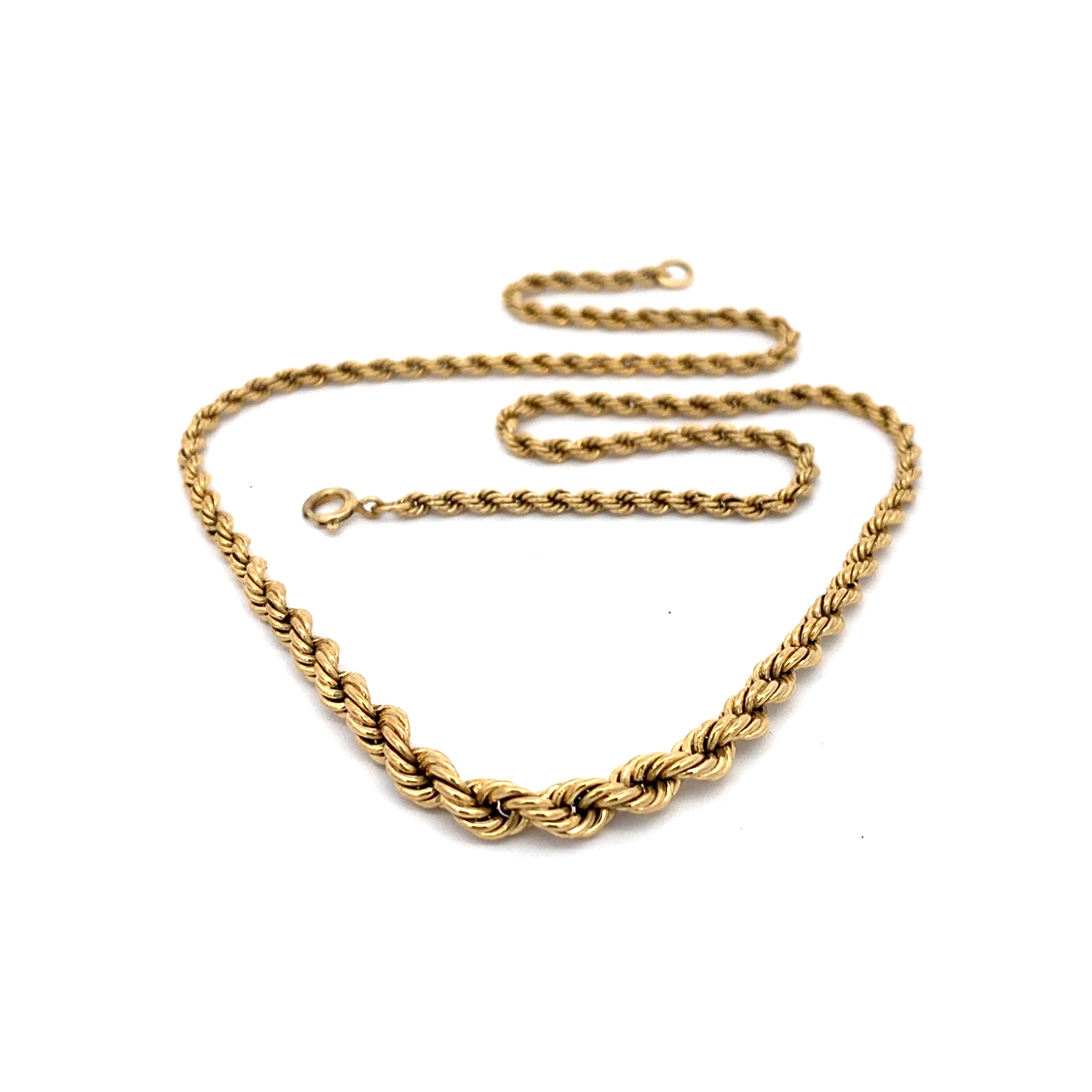 Kordelkette Gelbgold 333