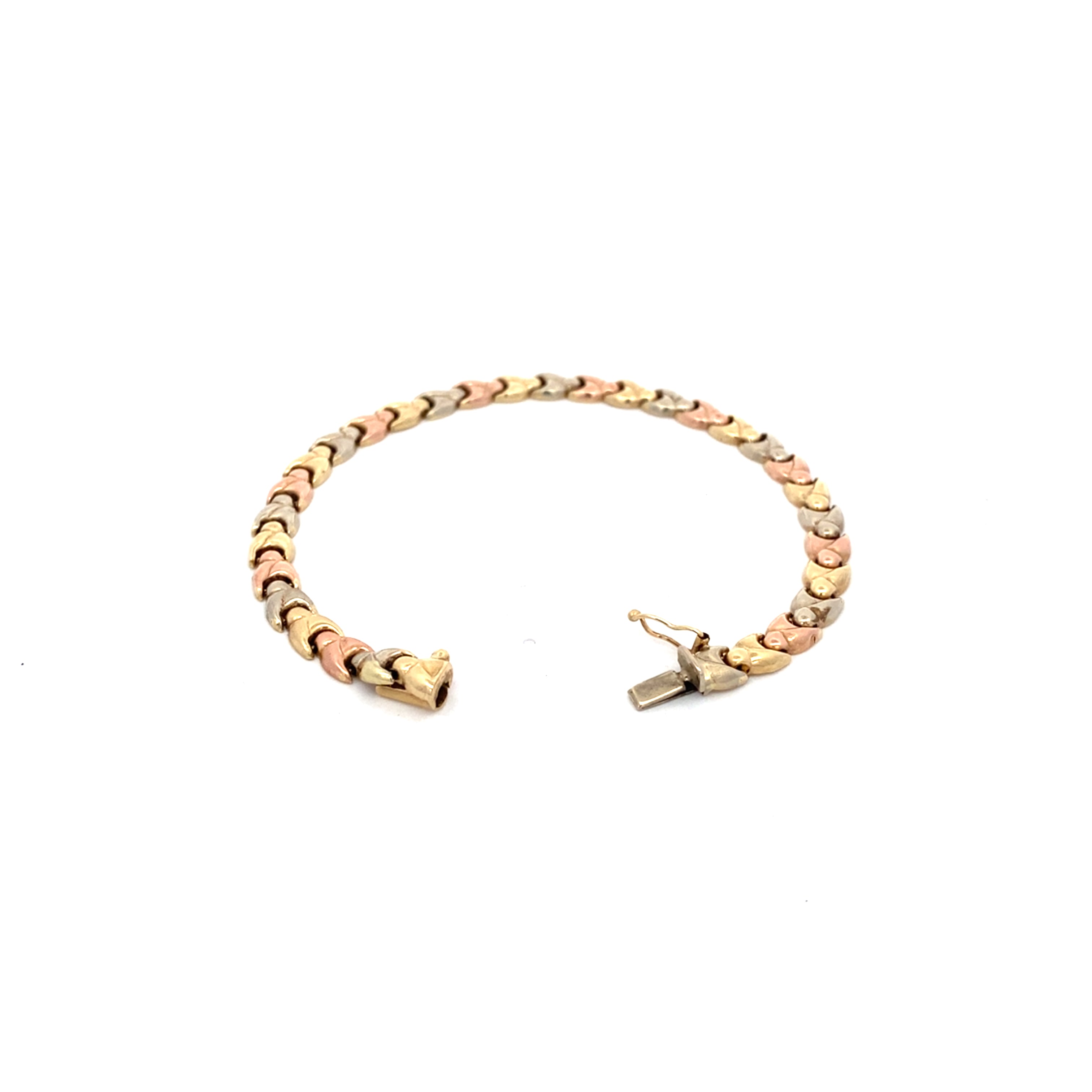 Damenarmband Tricolor 585